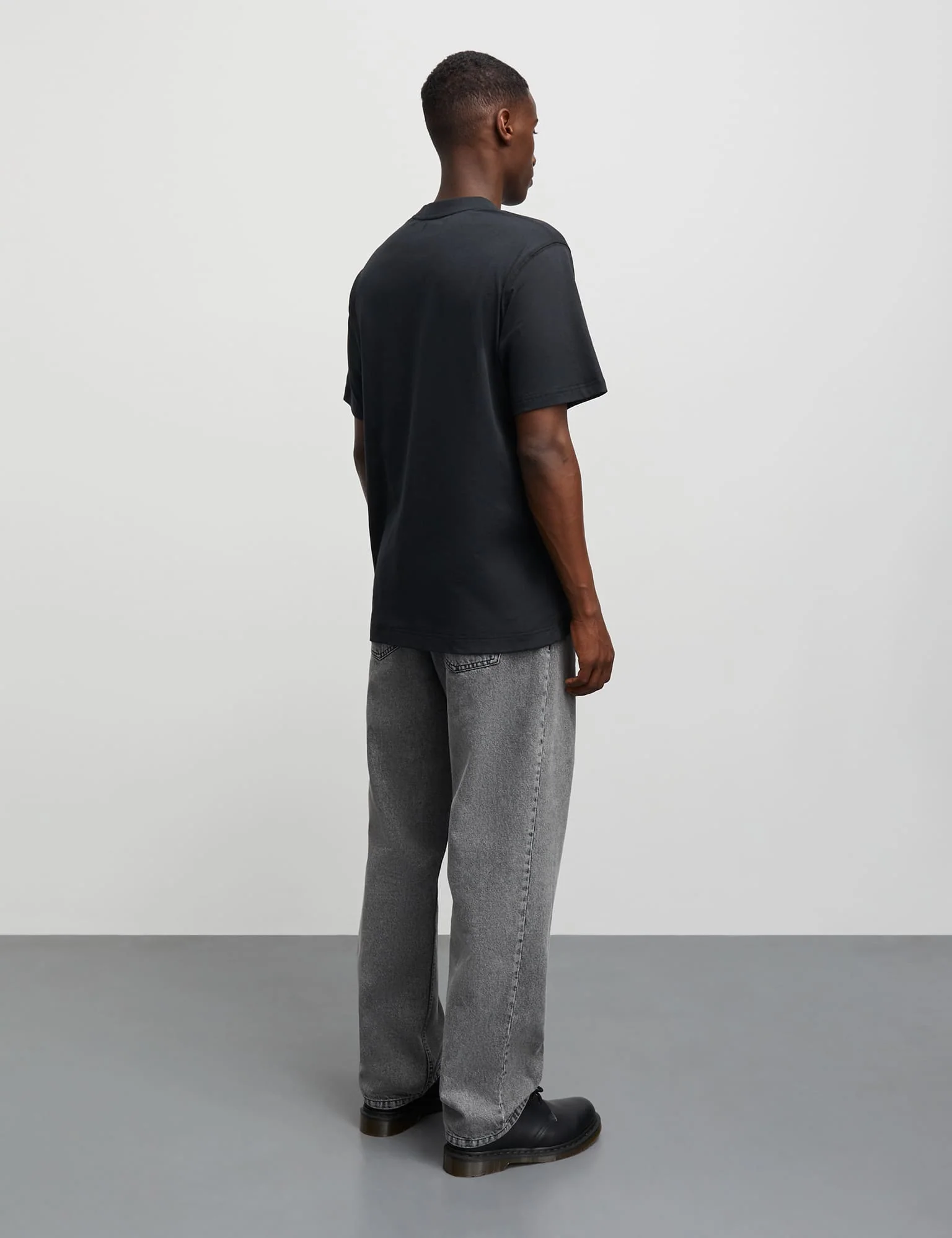 Cotton Jersey Frode Tee, Black - Image 4