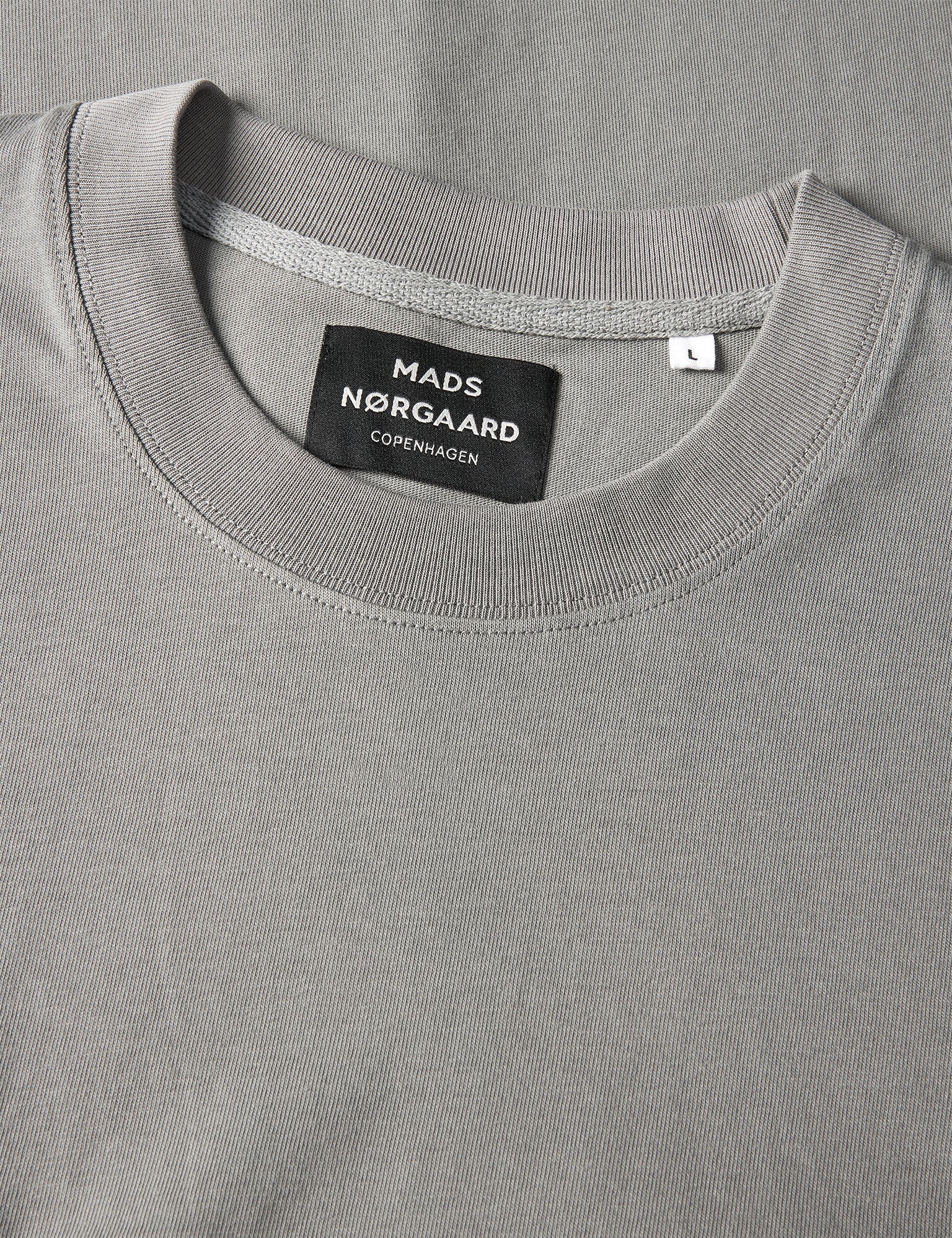Cotton Jersey Frode Tee, Moon Mist - Image 3