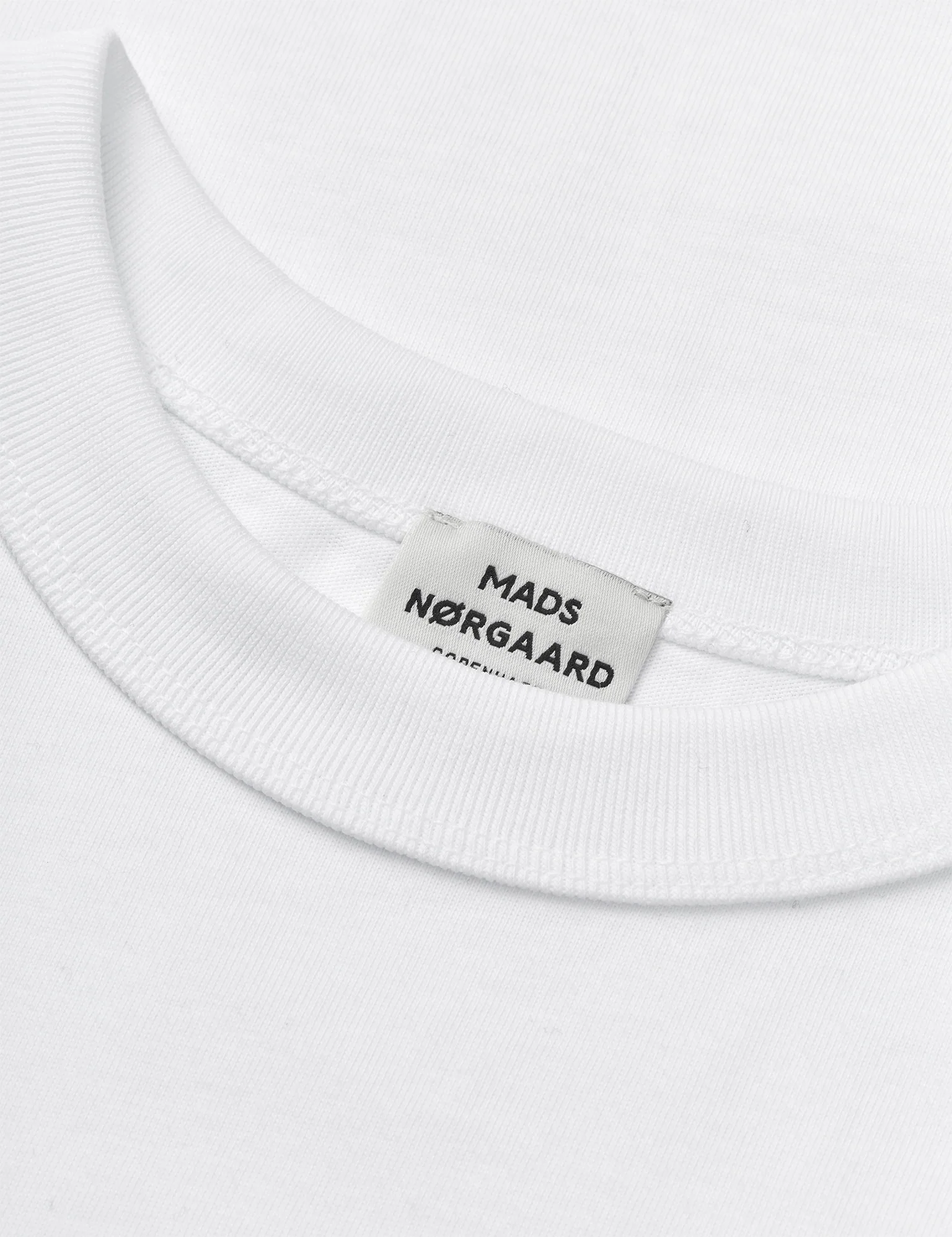 Cotton Jersey Theo Tee, White - Image 6
