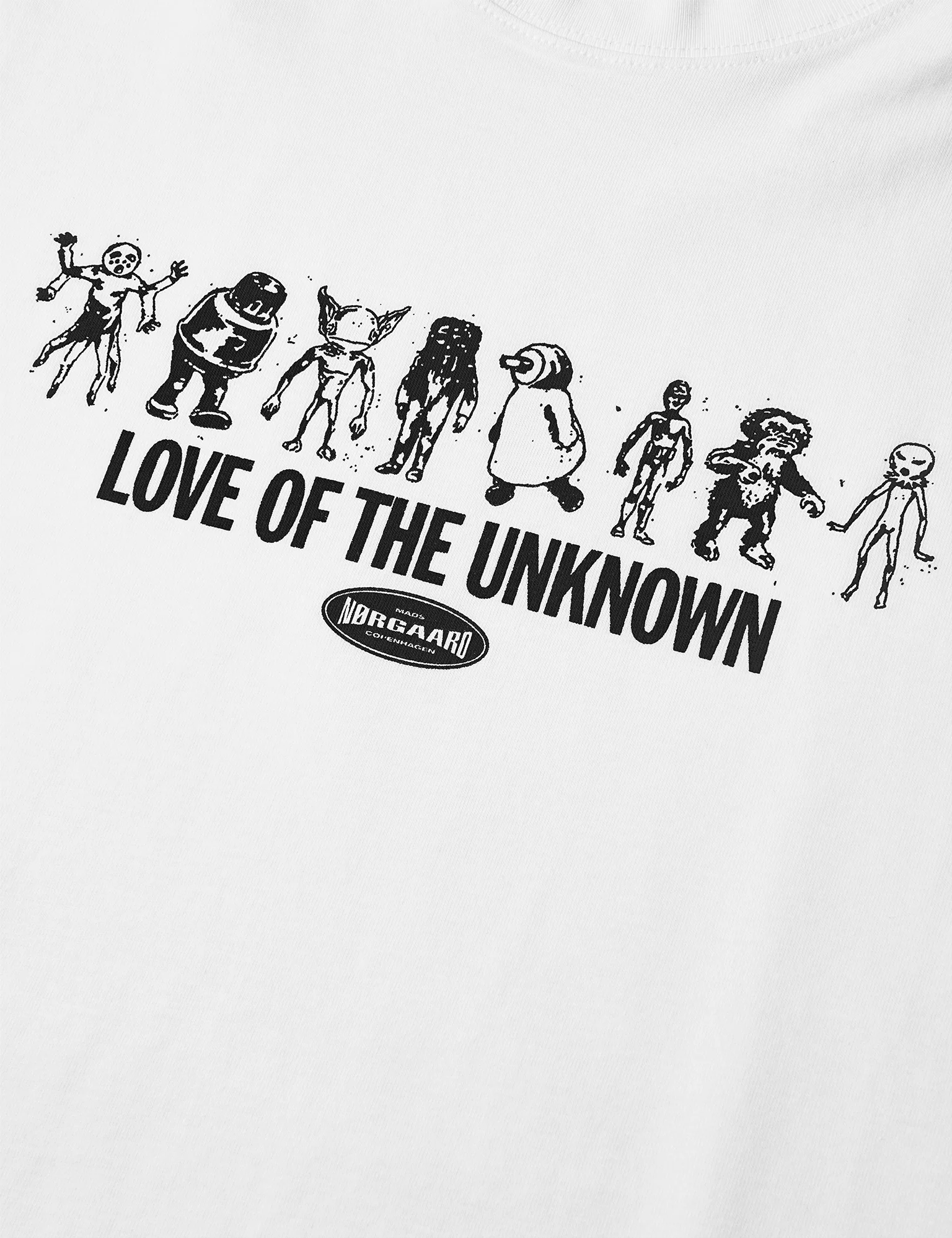 Cotton Jersey Unknown Frode Tee, White - Image 3