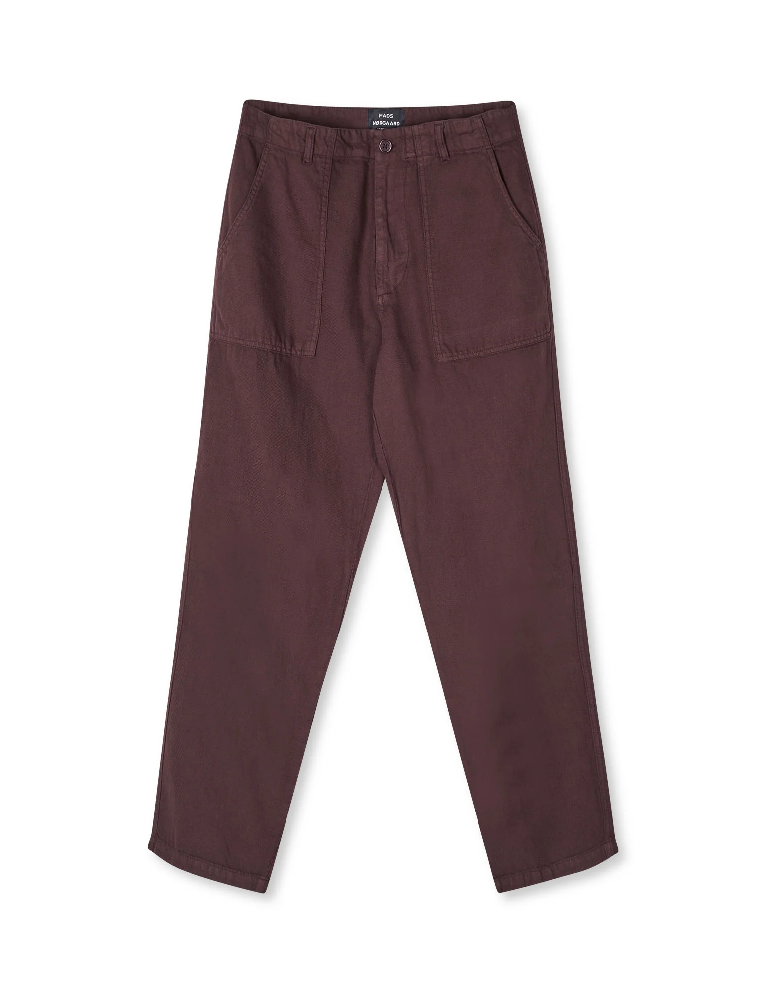 Cotton Linen Work Jay Pants, Chicory Coffee