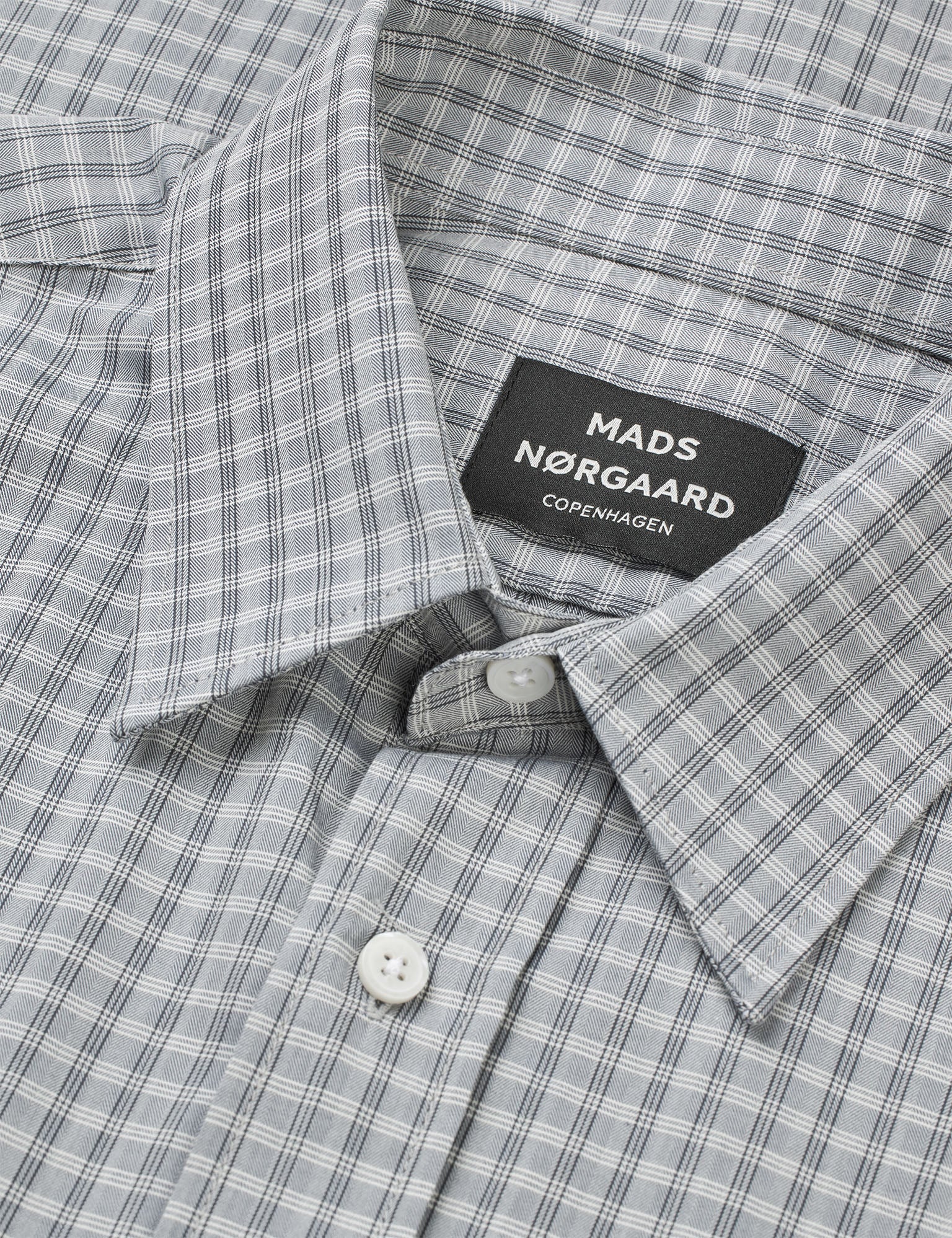 Cotton Soft Marcel Shirt, Sky Captain CH. - Image 3