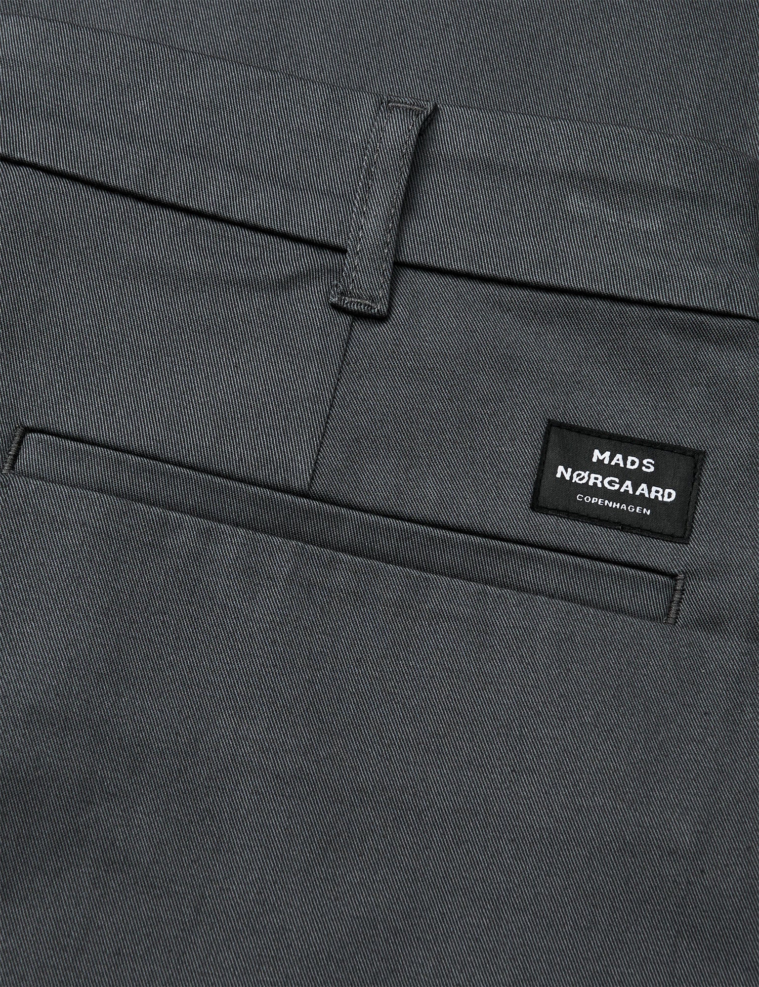 Cotton Twill Stretch Elias Pants, Asphalt - Image 3