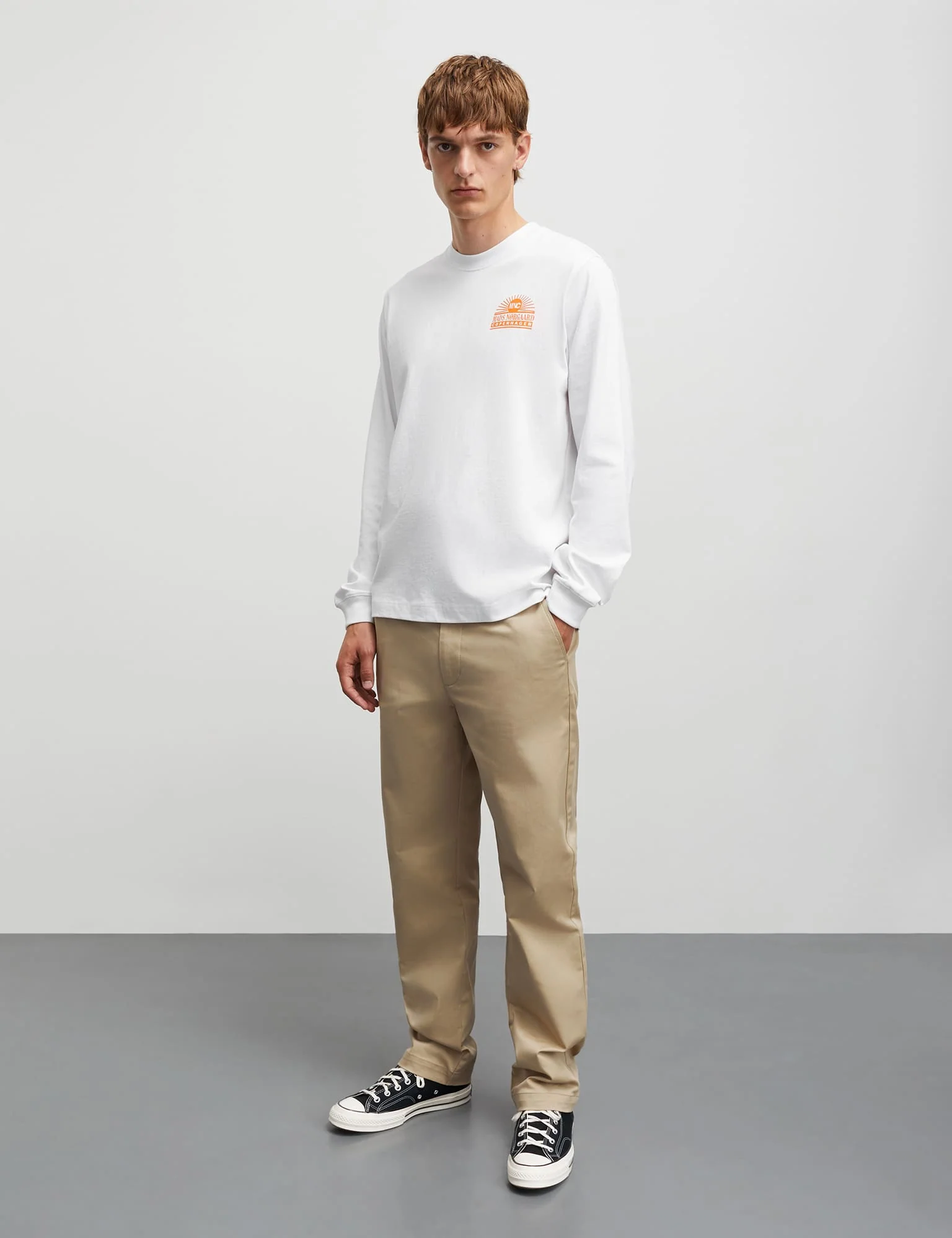 Cotton Twill Stretch Elias Pants, Trench Coat - Image 2