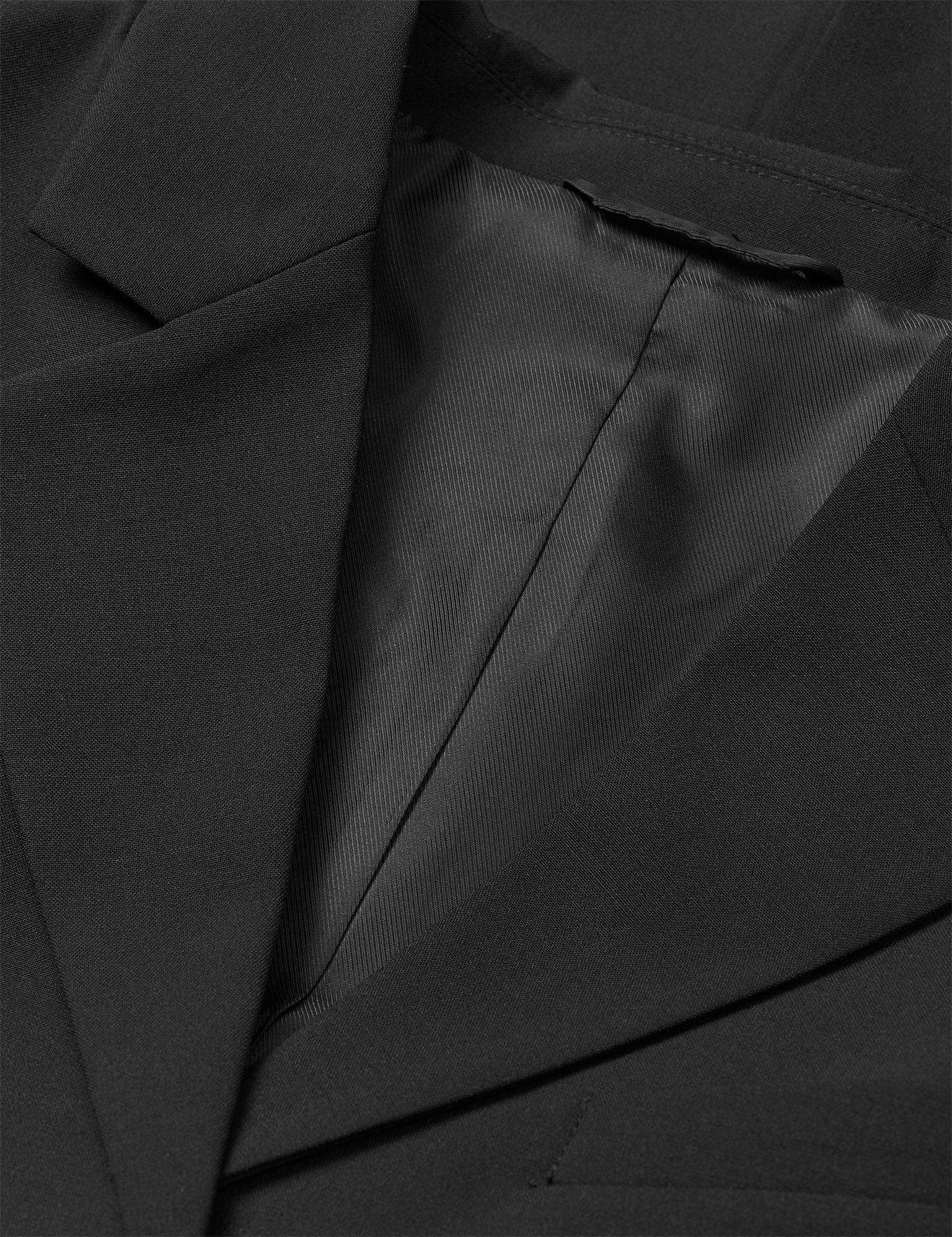 Dense Weave Less Blazer, Black - Image 3