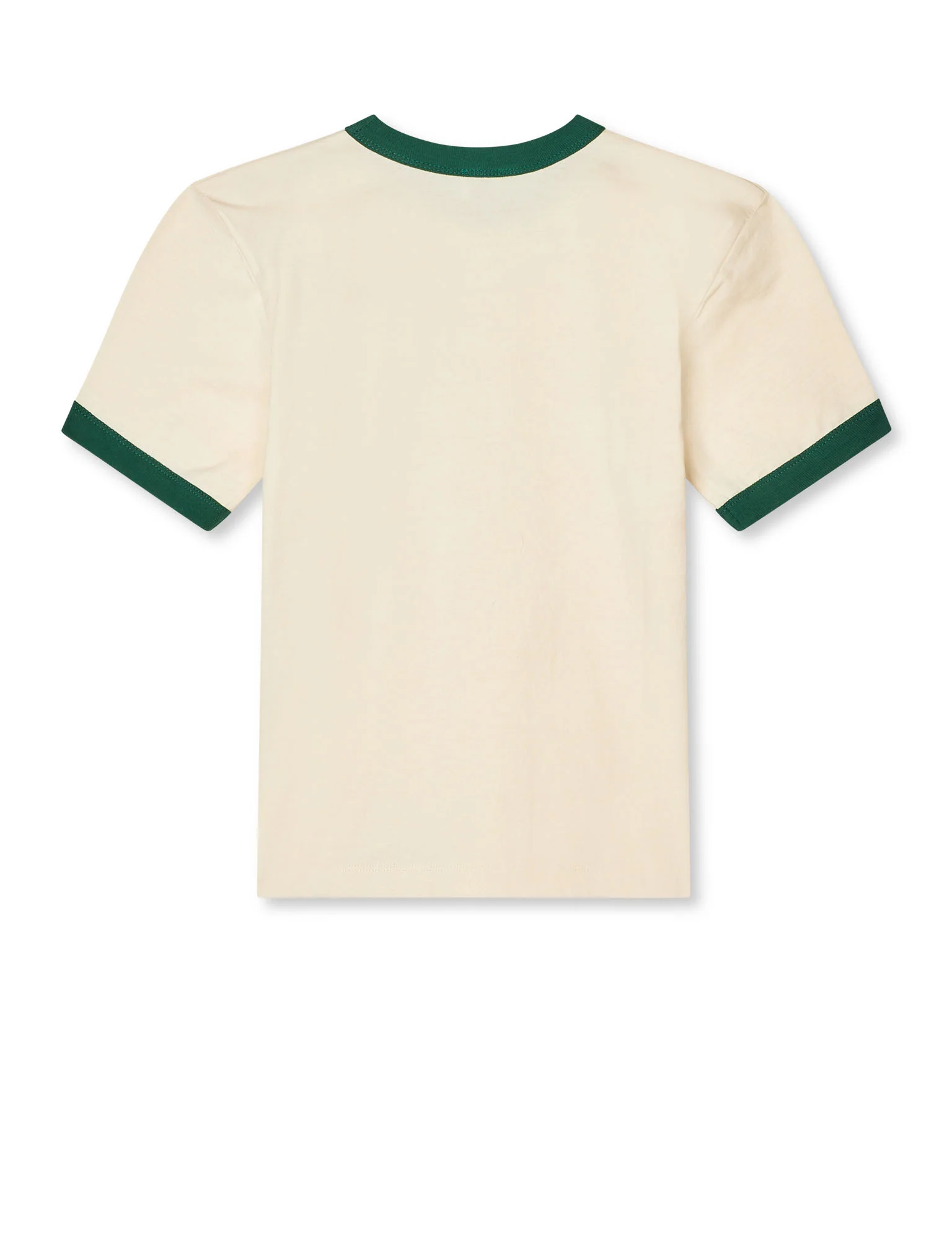 Dry Single Teddy Tee, Vanilla Ice/Verdant Green - Image 3