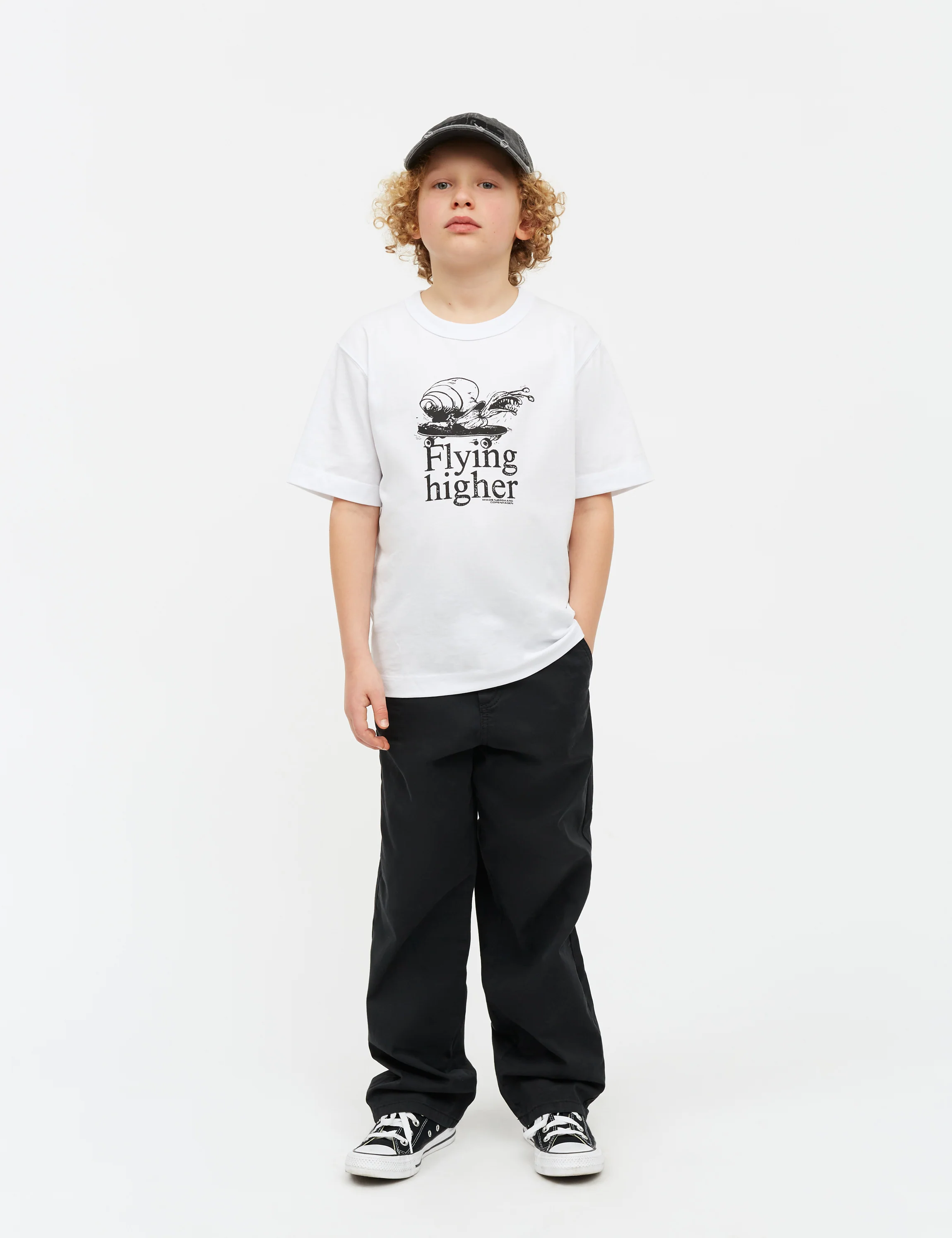 Dry Single Theo Tee, Snow White/Flying - Image 2