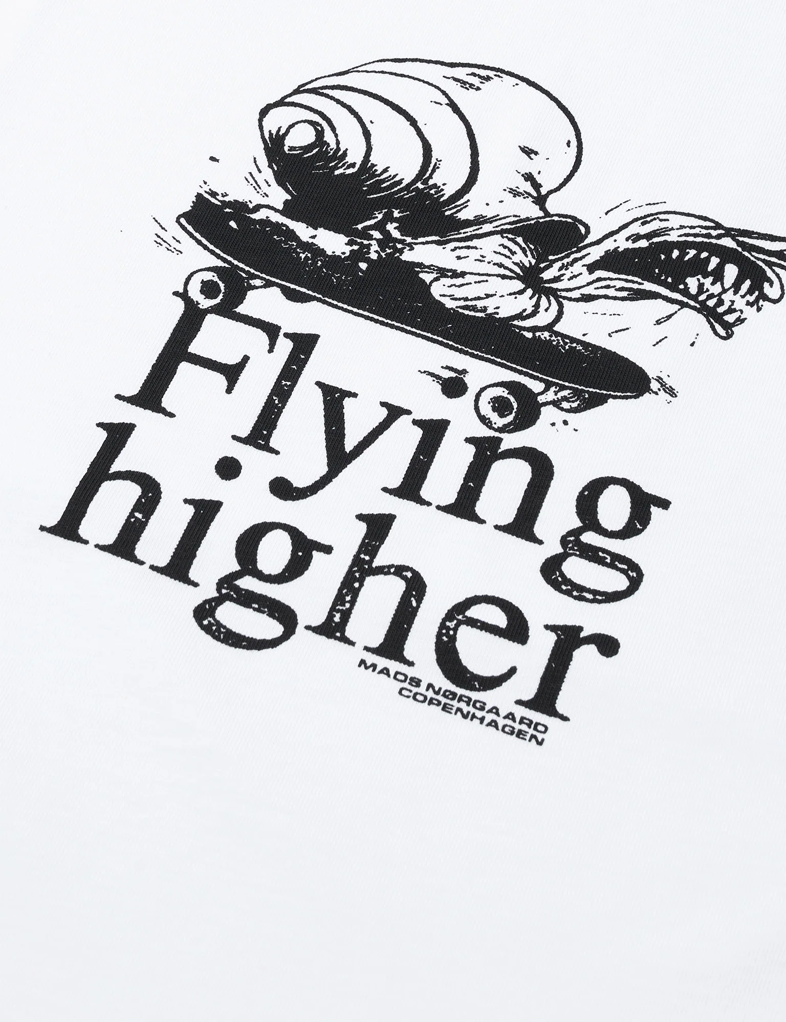 Dry Single Theo Tee, Snow White/Flying - Image 4