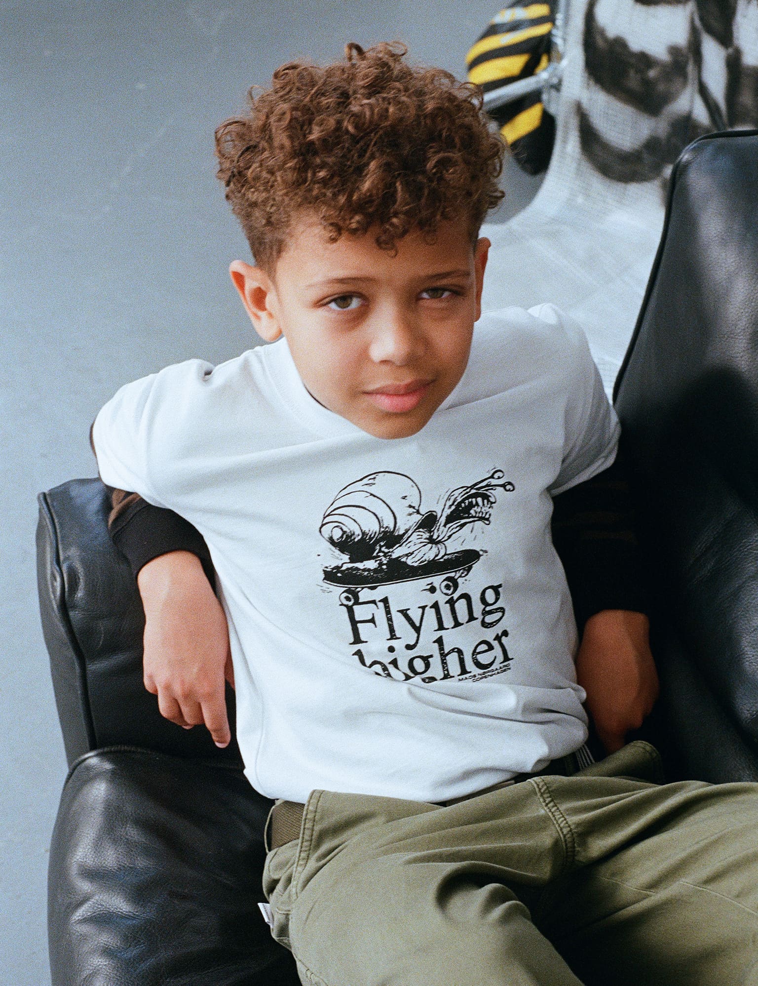 Dry Single Theo Tee, Snow White/Flying - Image 5