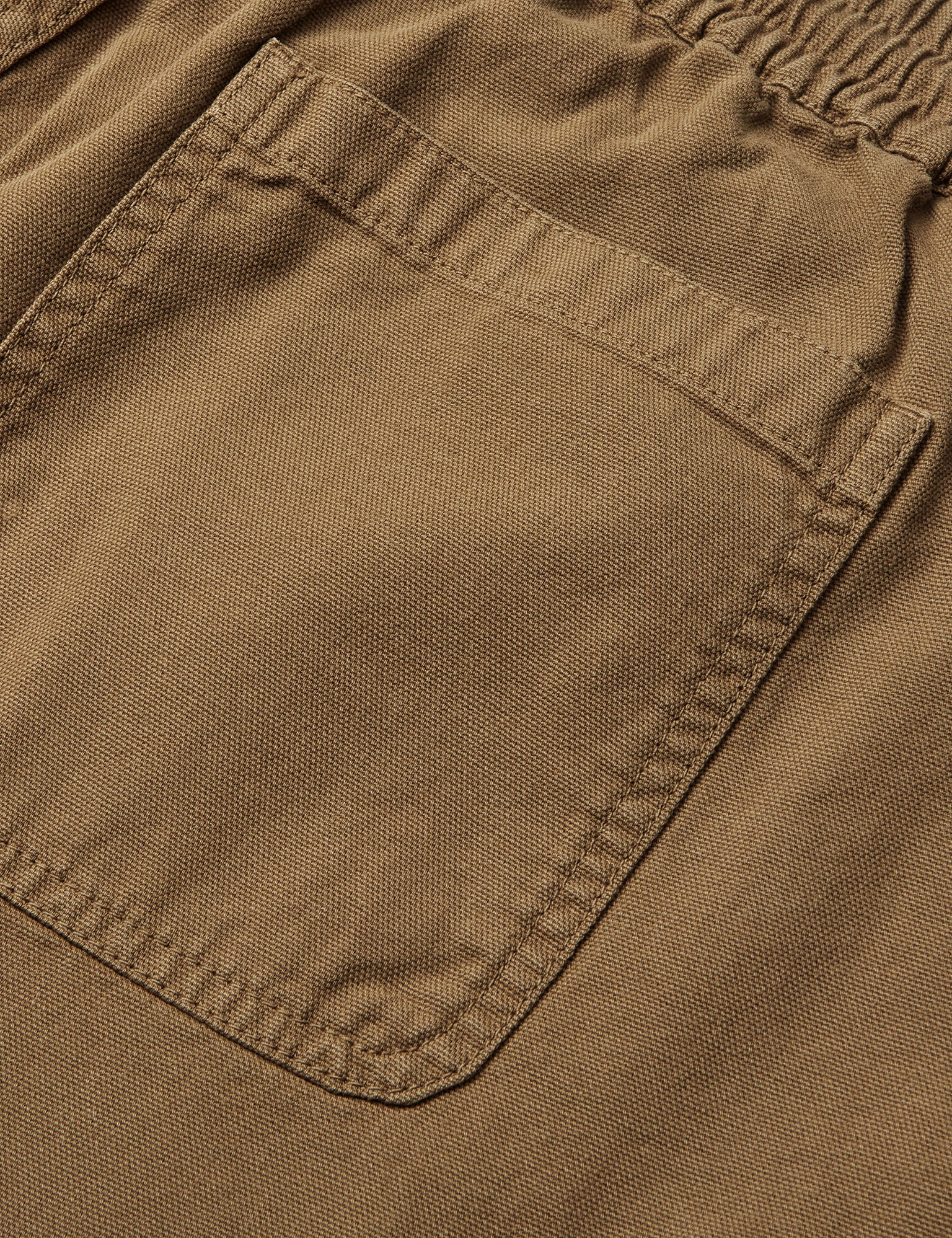 Dyed Canvas Beach Shorts, Kangaroo - Image 3