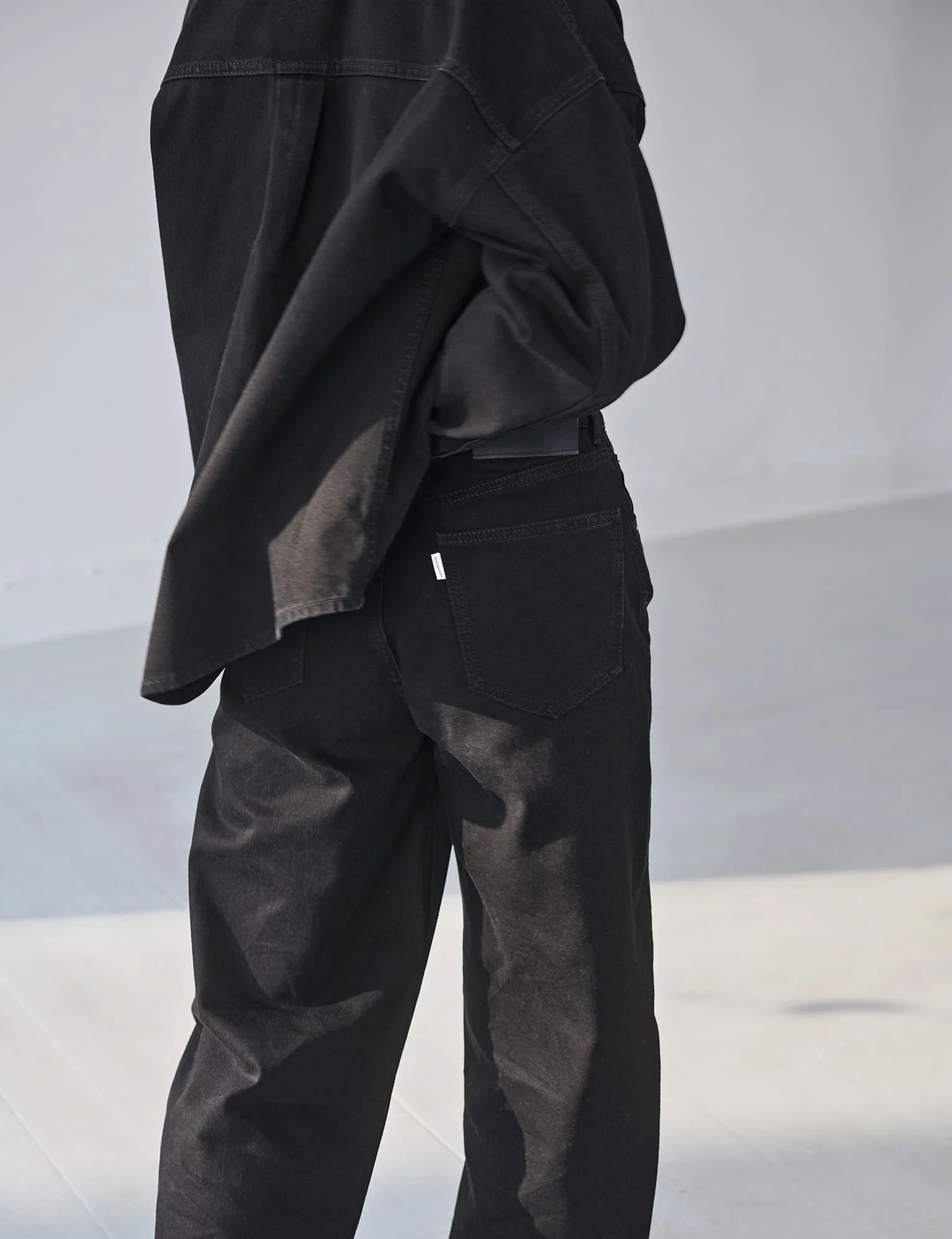 Dyed Denim Christel Jeans, Black - Image 5
