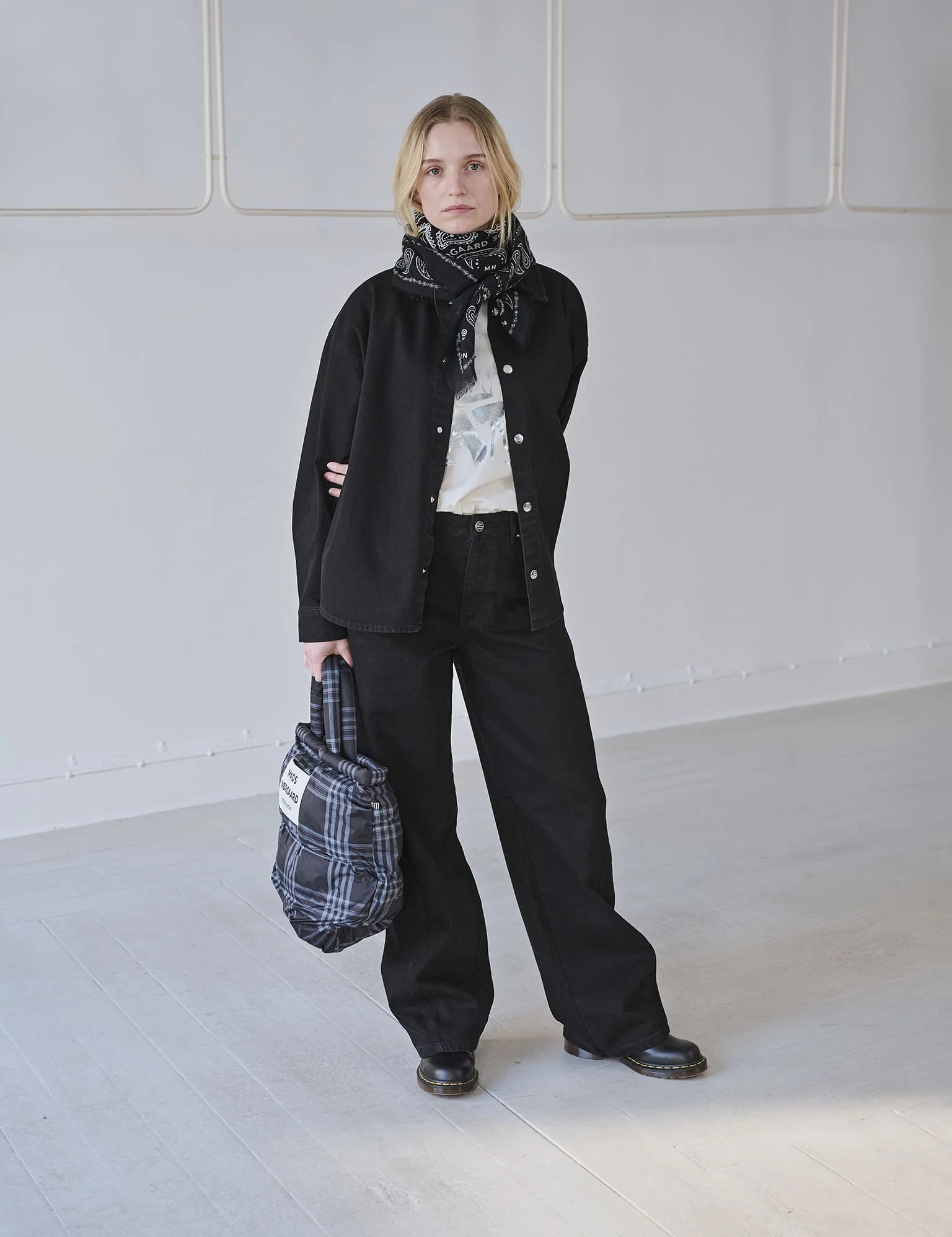 Dyed Denim Christel Jeans, Black - Image 7