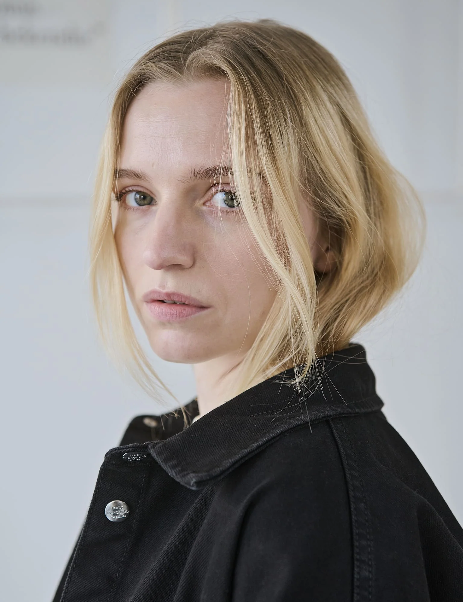 Dyed Denim Gisla Shirt, Black - Image 5