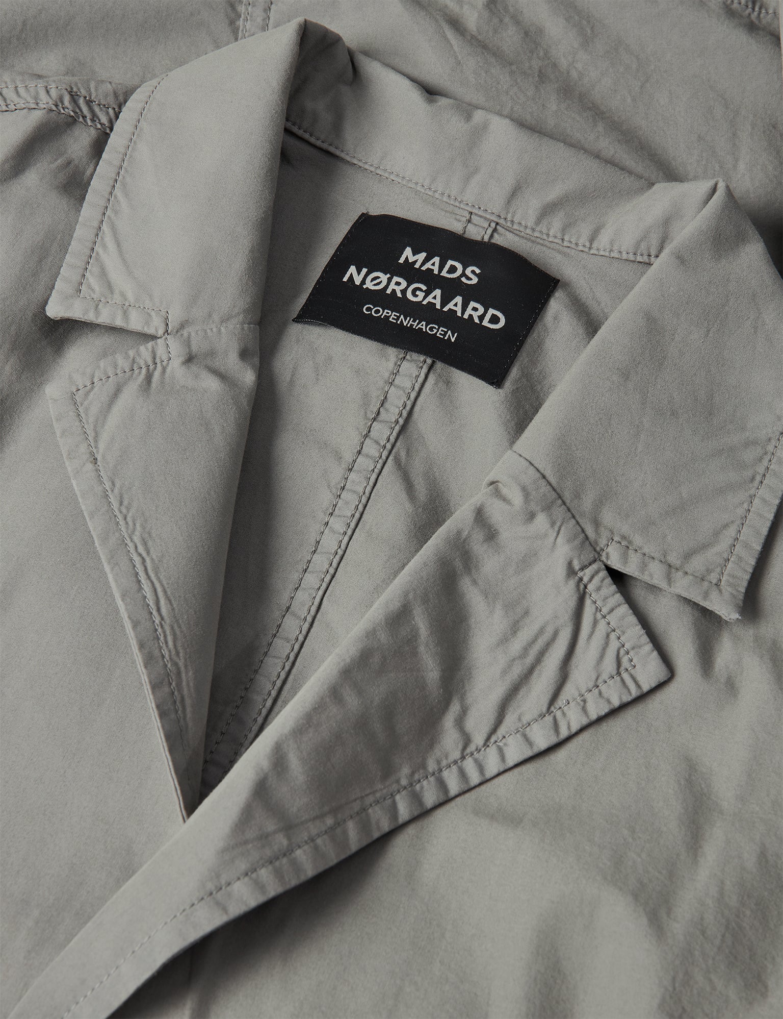 Dyed Poplin Felix Blazer, Moon Mist - Image 3