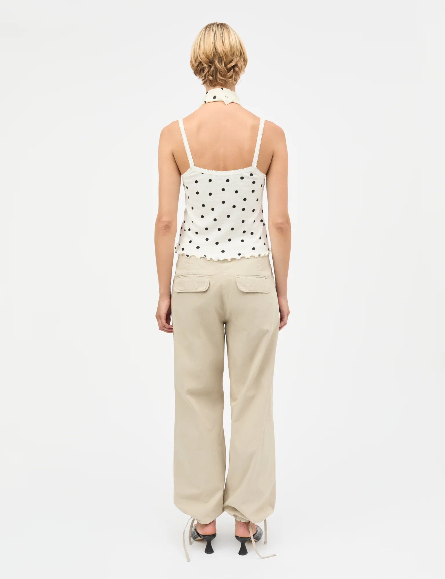 Dyed Weave Carmen Pants, Plaza Taupe - Image 5