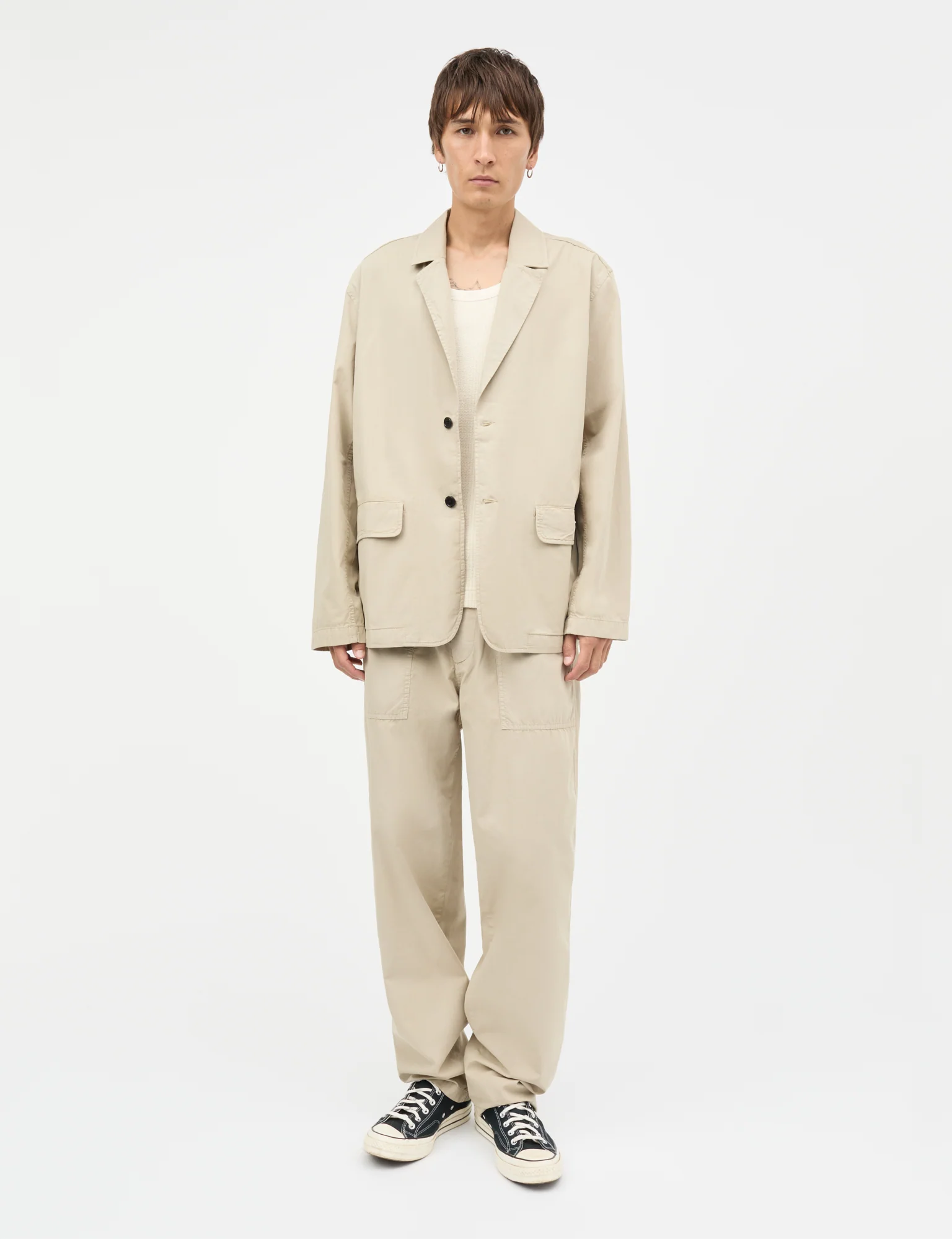 Dyed Weave Felix Blazer, Plaza Taupe - Image 2