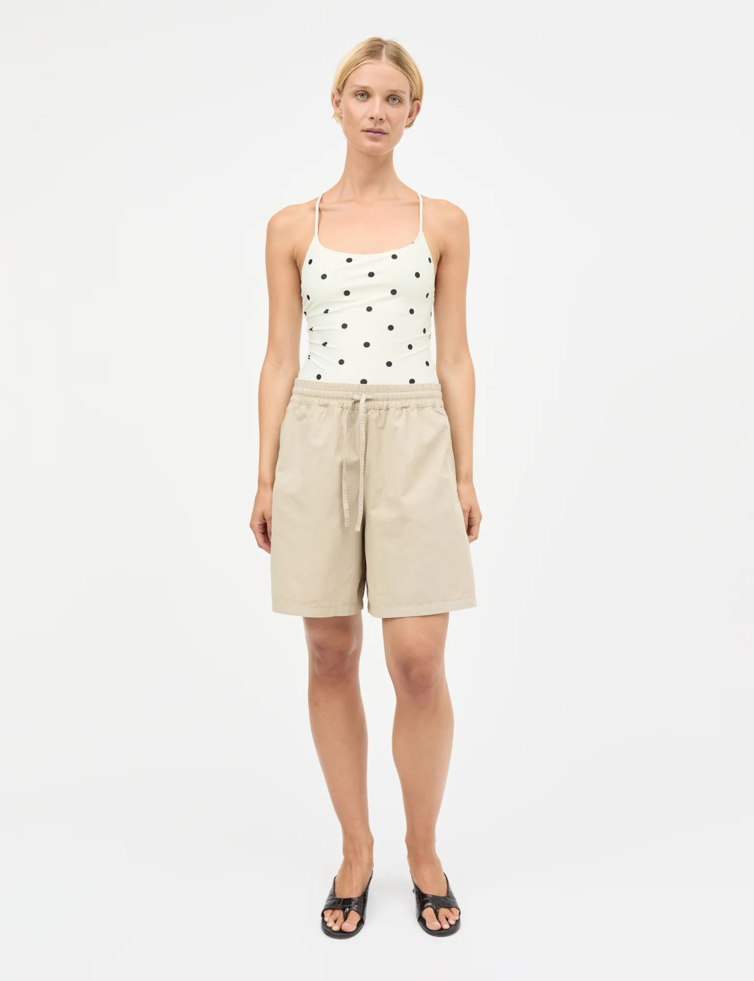 Dyed Weave Joey Shorts, Plaza Taupe - Image 2