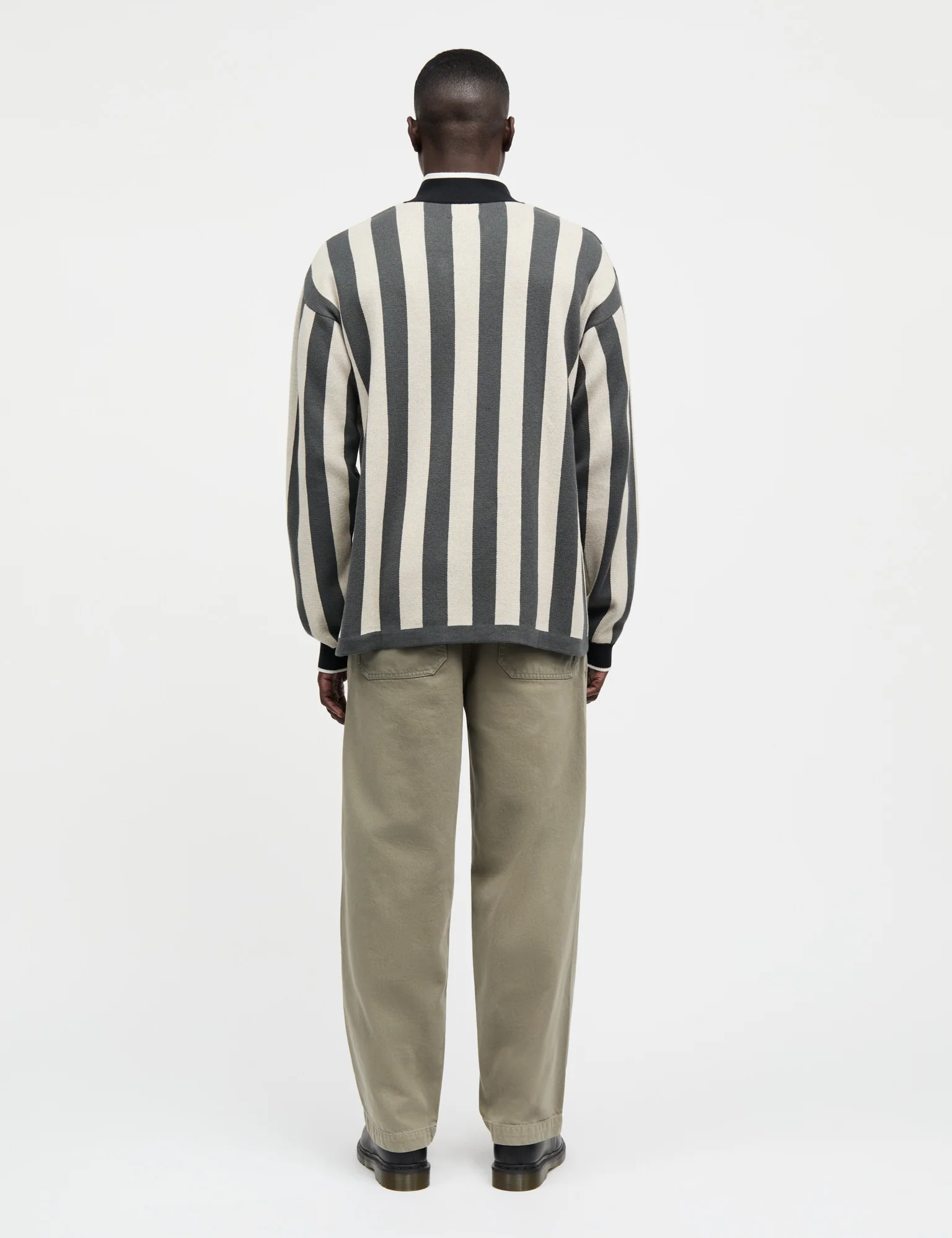 Fancy Liam Football Knit, Rainy Day/Asphalt - Image 4