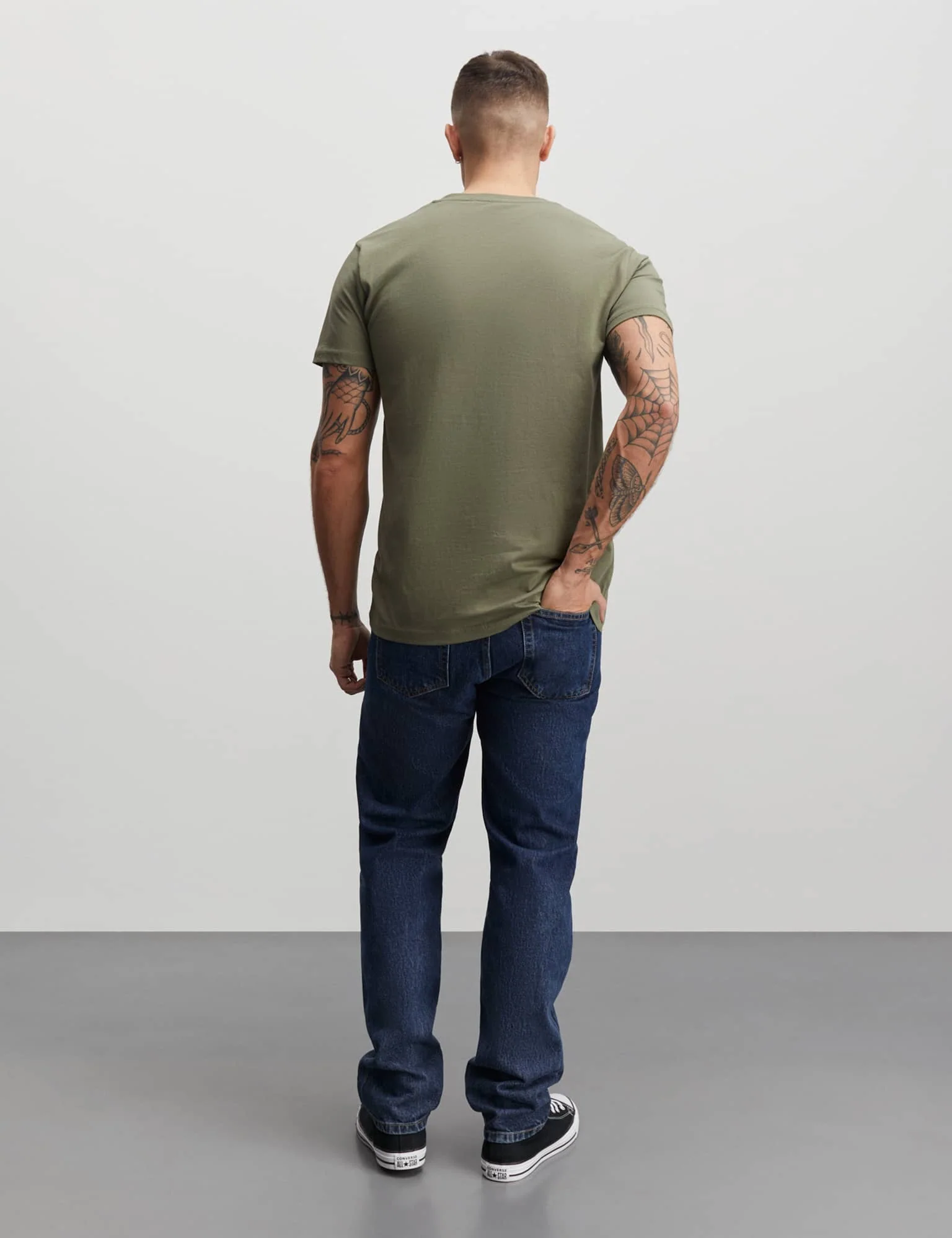 Fine Jersey Thor Tee, Army - Image 3