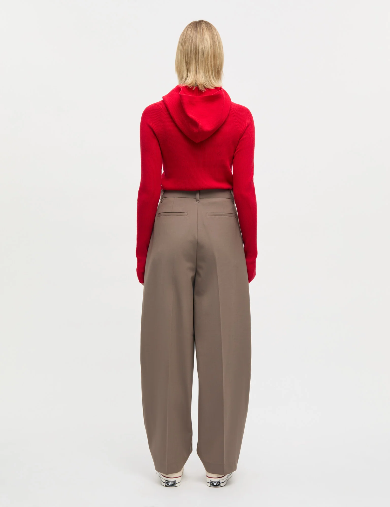Fine Merino Inge Knit, Goji Berry - Image 4