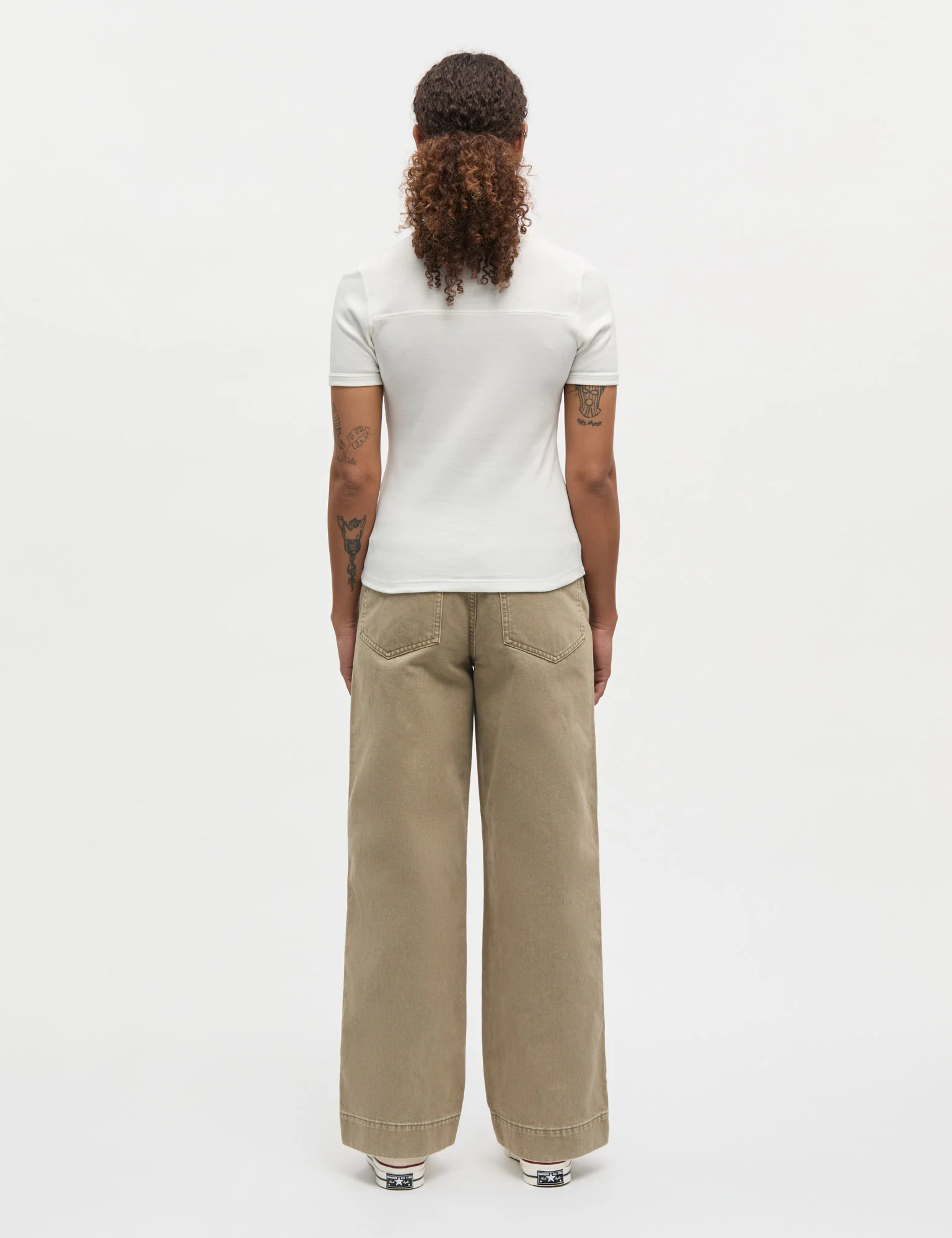 Grace Jersey June Tee, White - Image 4