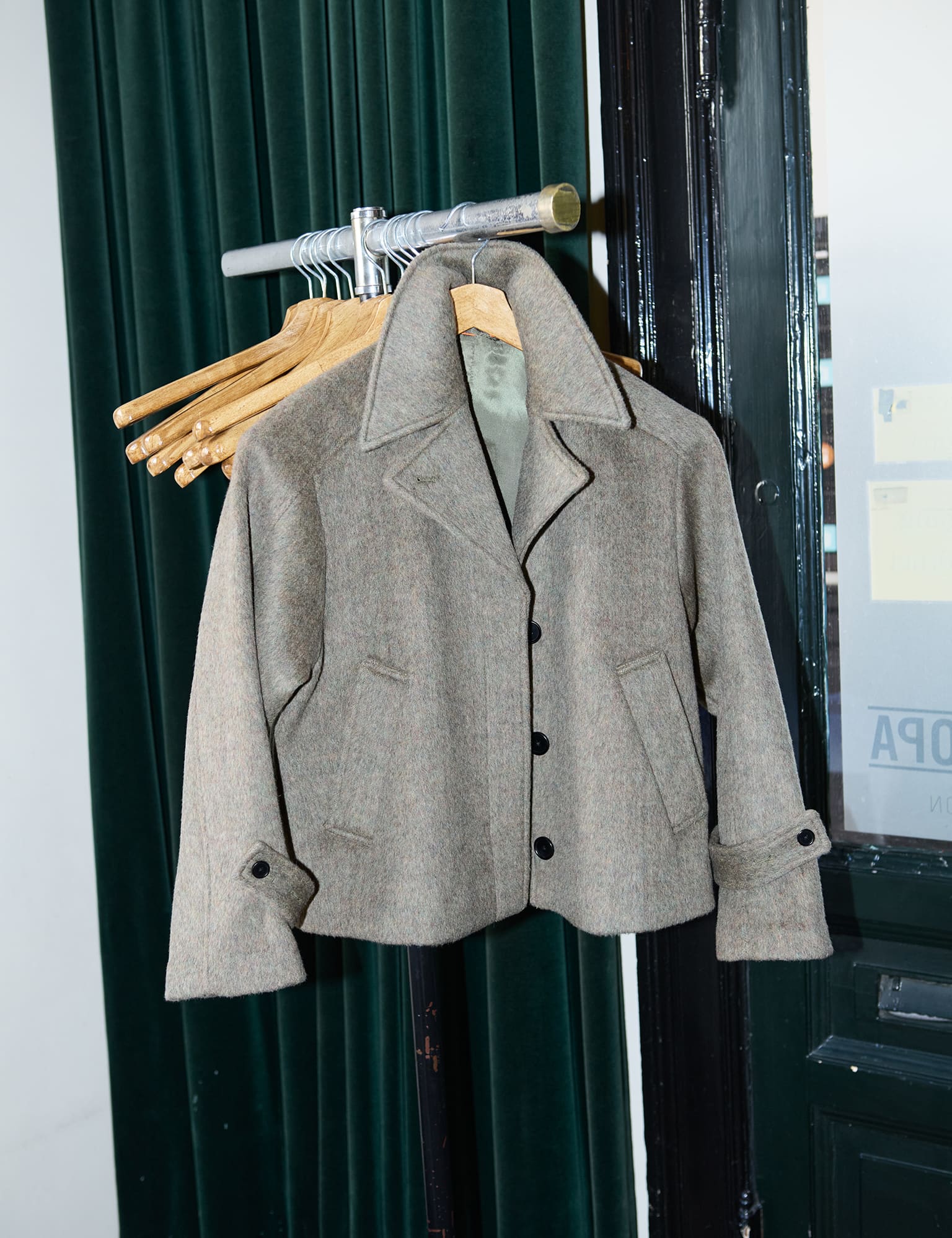 Hairy Wool Wilde Jacket, Four Leaf Clover - Image 5