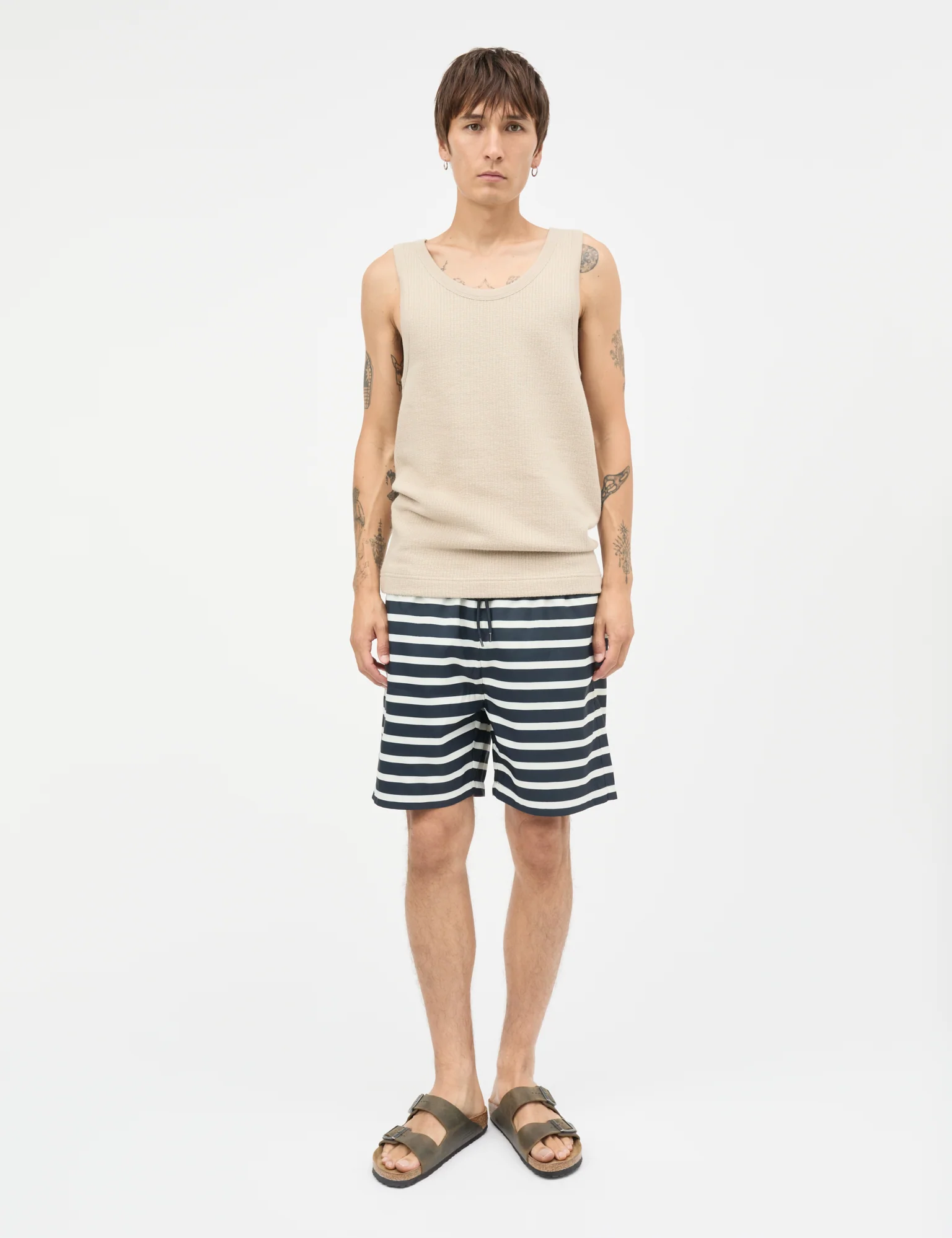 Hazy Cotton Reffen Tank Top, Plaza Taupe - Image 2