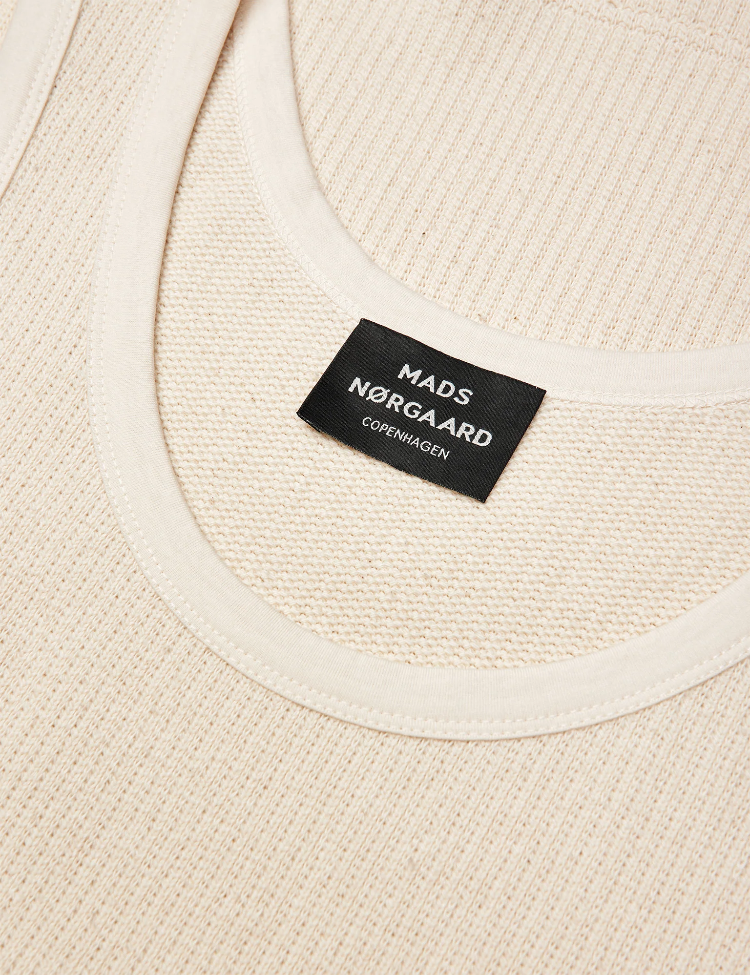 Hazy Cotton Reffen Tank Top, Vanilla Ice - Image 3