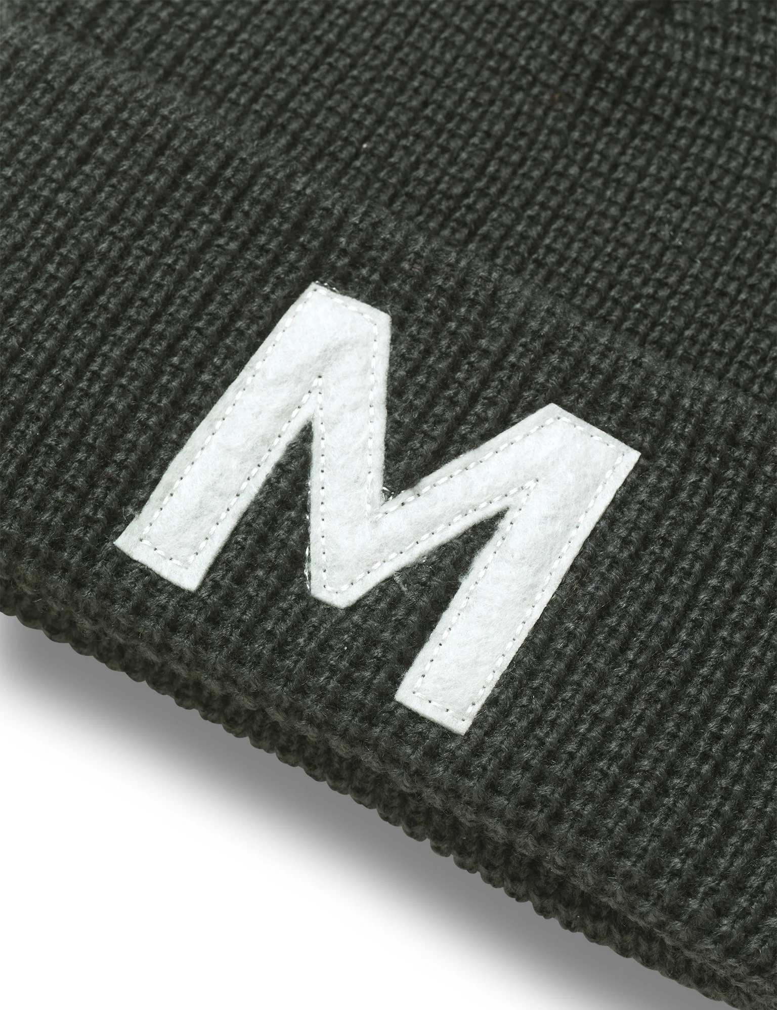 Isak Waffle Beanie, Asphalt - Image 3