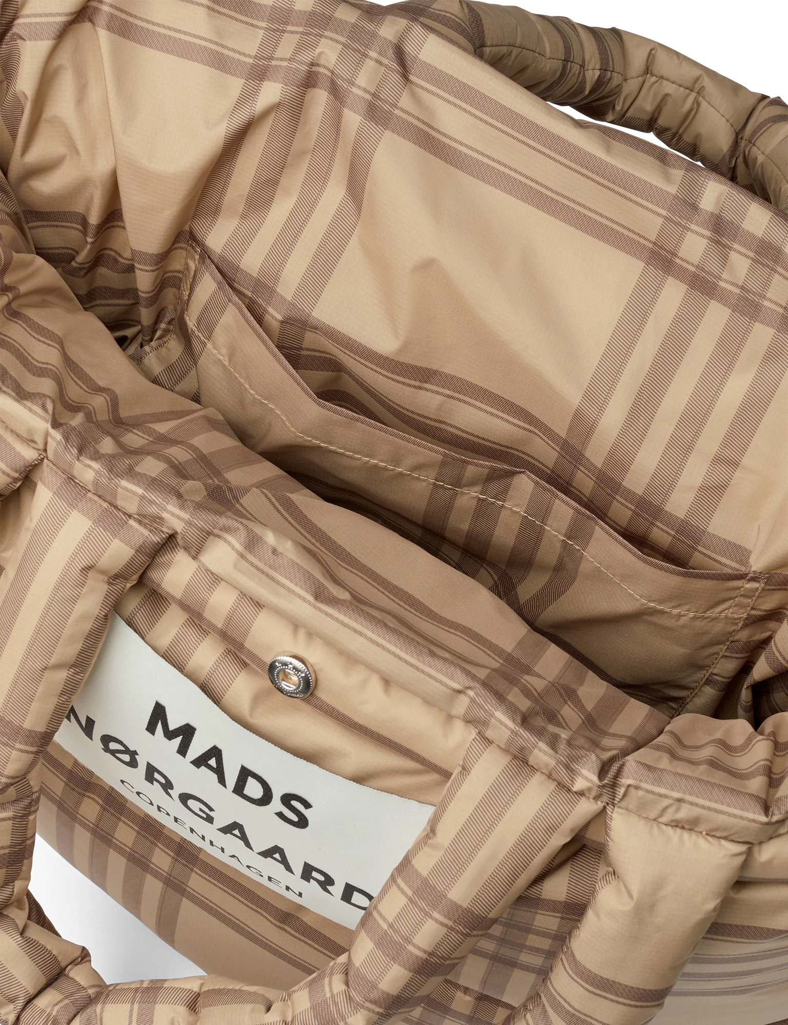 Light Ripstop Pillow AOP Bag, Cornstalk/Cocoa Brown - Image 3