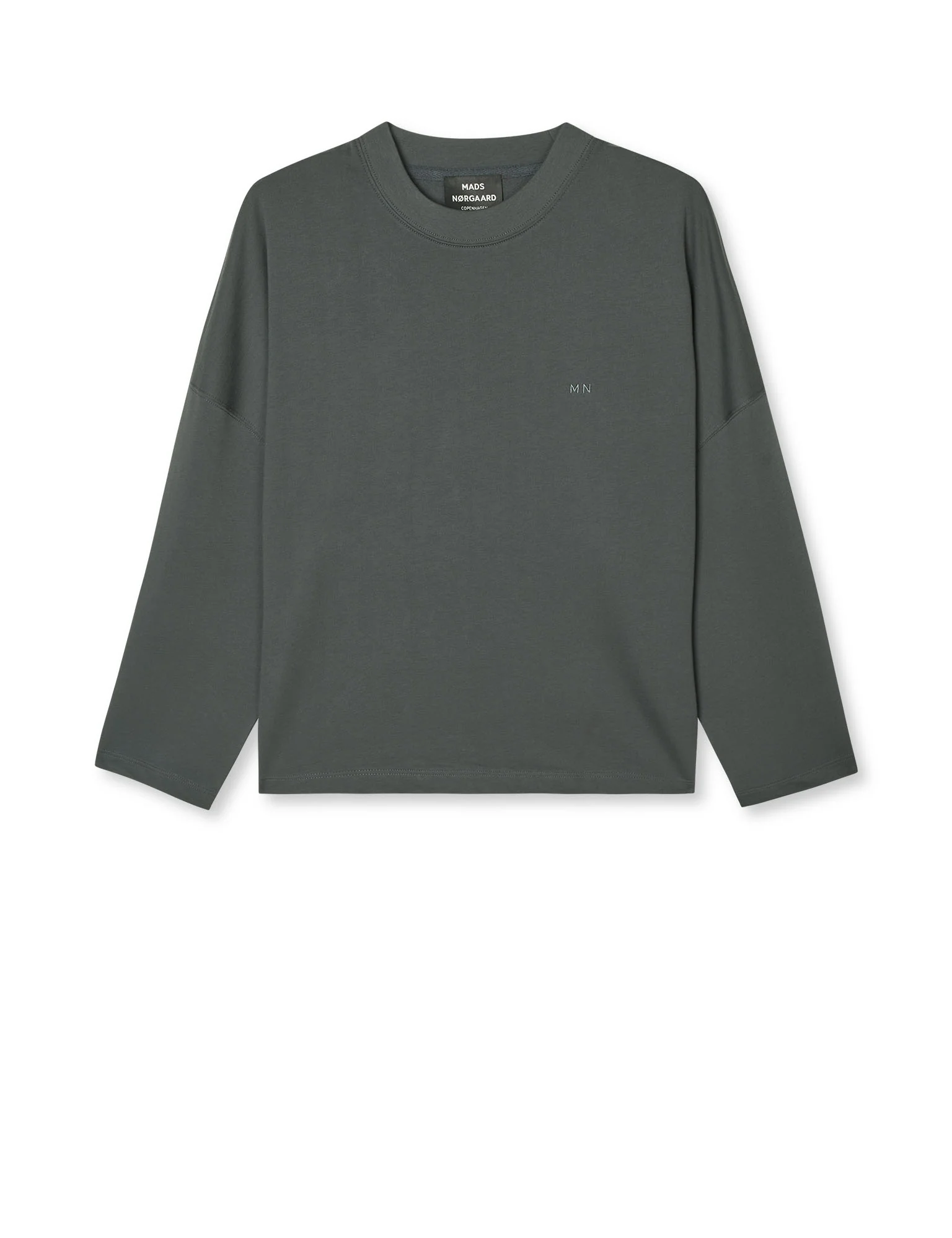 Light Terry Aksel Sweat, Asphalt