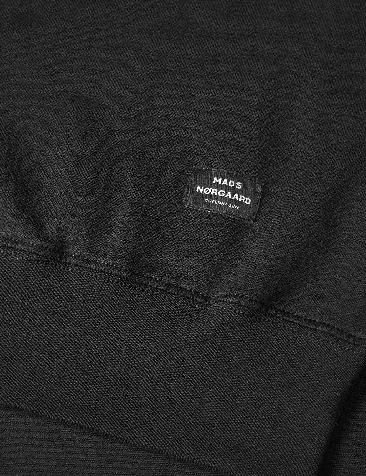 Light Terry Asker Sweat, Black - Image 2
