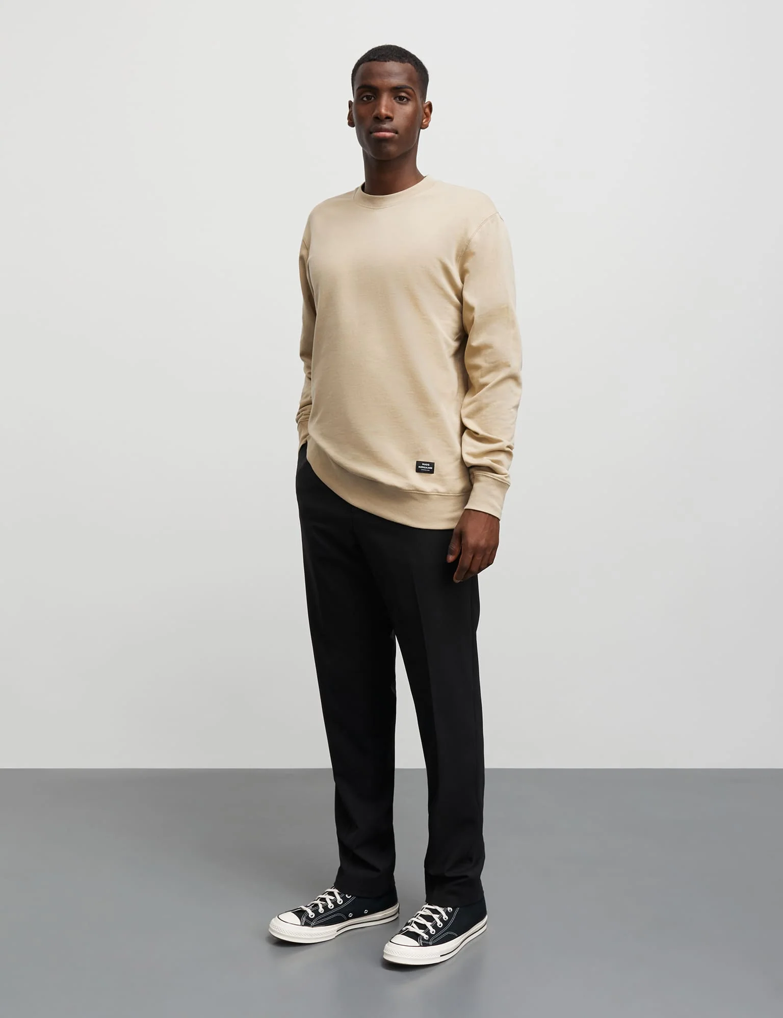 Light Terry Asker Sweat, Trench Coat - Image 2