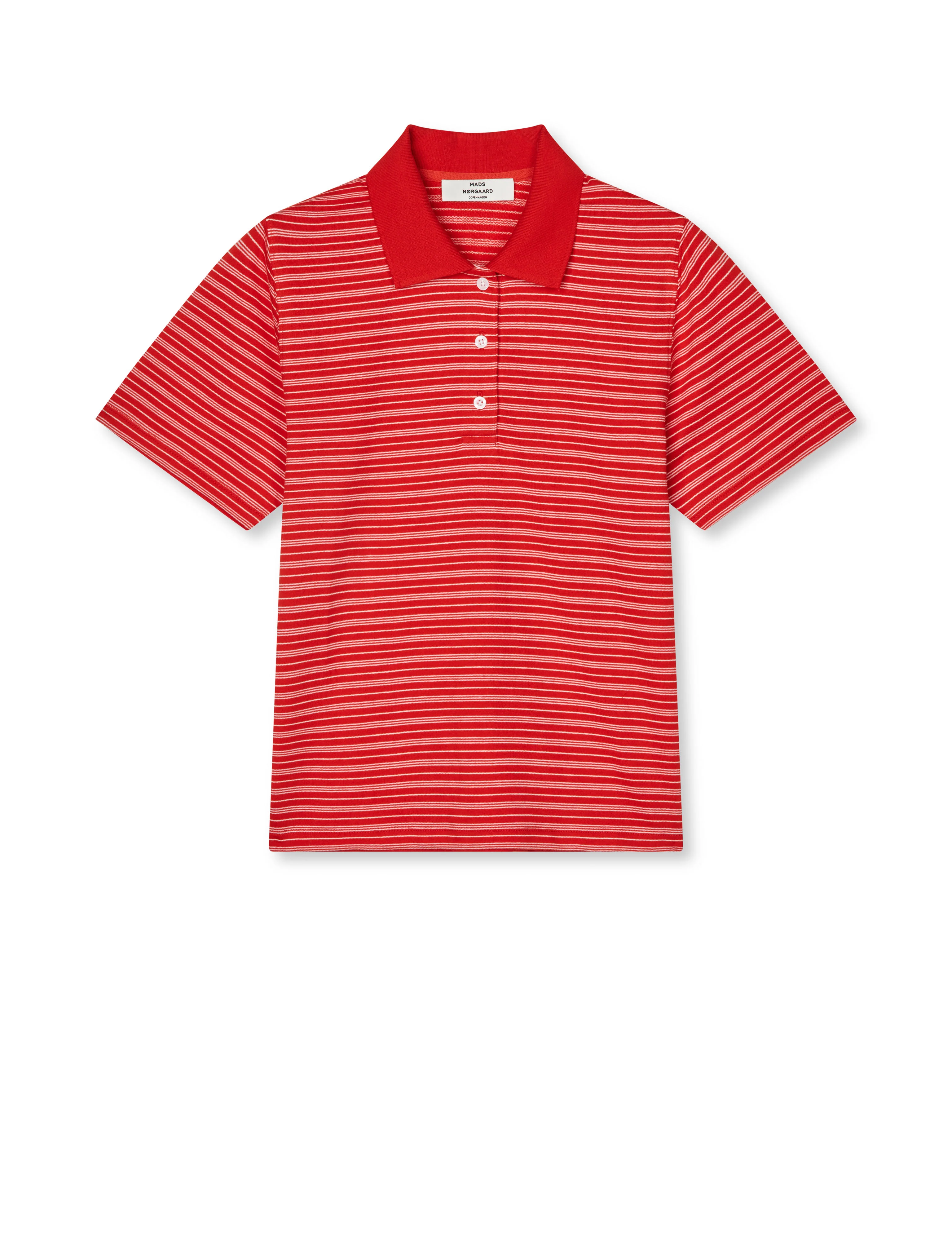 Light Terry Marlo Polo Tee, Fiery Red/Fairy Tale/Vanilla I