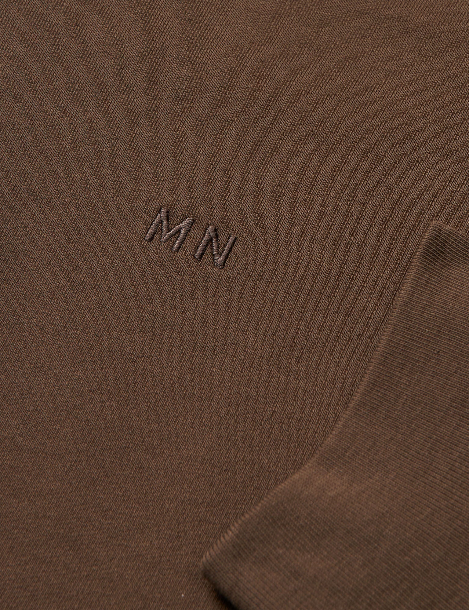 Light Terry Polo Sweat, Demitasse - Image 2