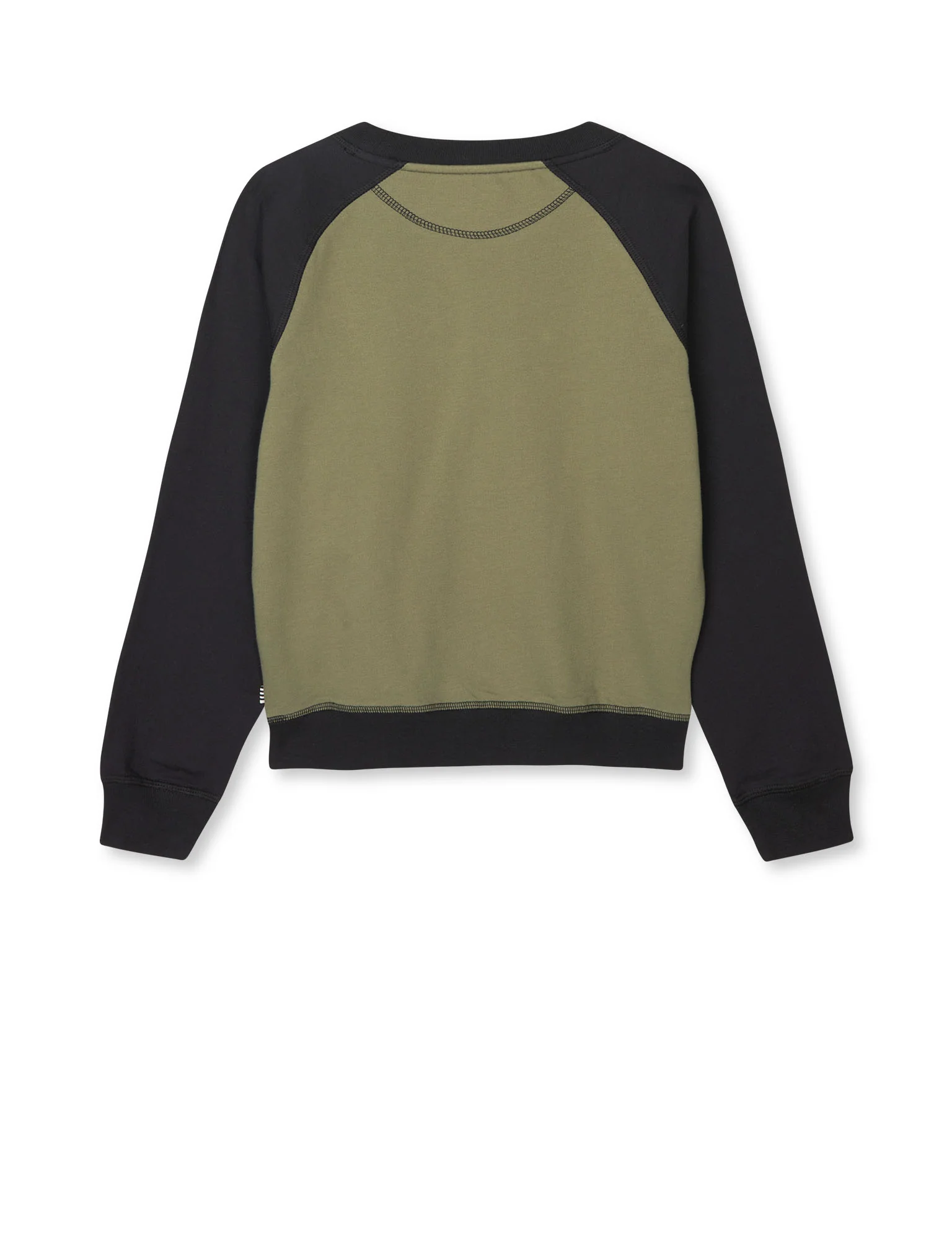 Light Terry Soliman Sweatshirt, Four Leaf Clover/Jet Black - Image 3