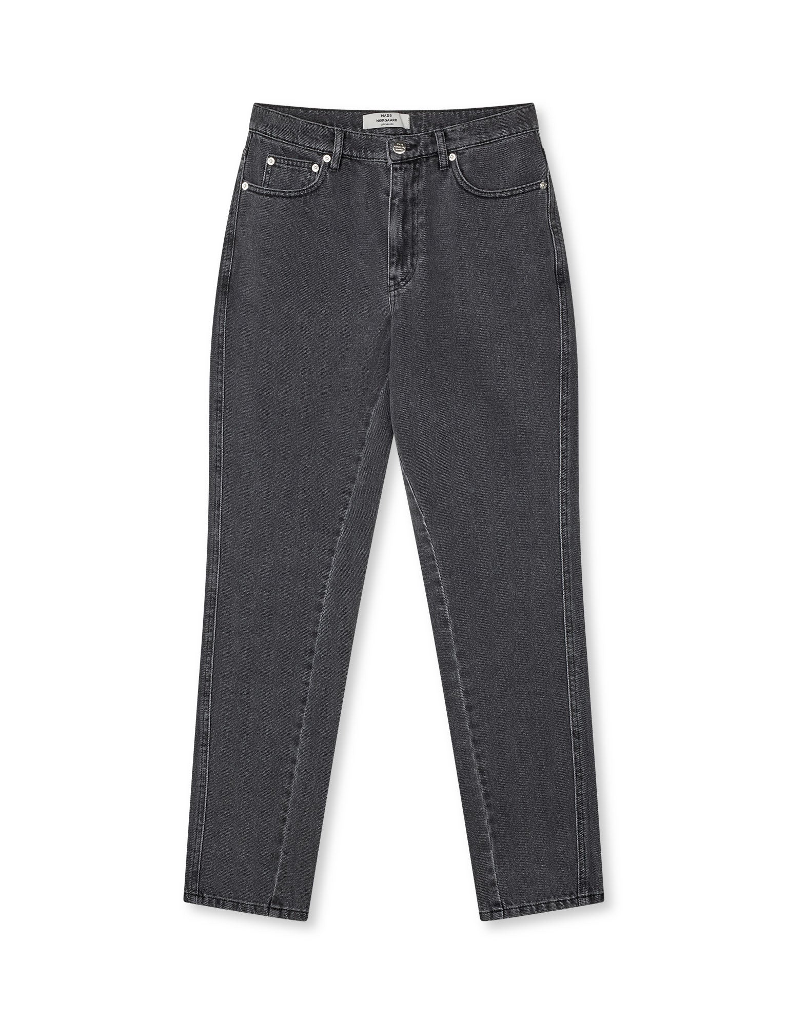 Luke Black Denim Regy Jeans, Black Vintage - Image 7