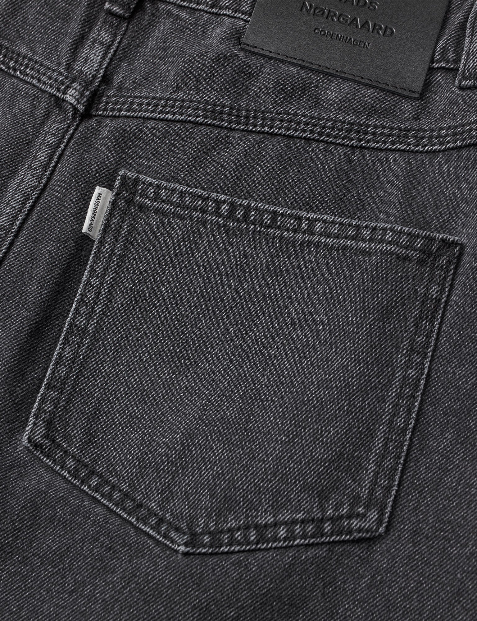 Luke Black Denim Riva Skirt, Black Vintage - Image 3