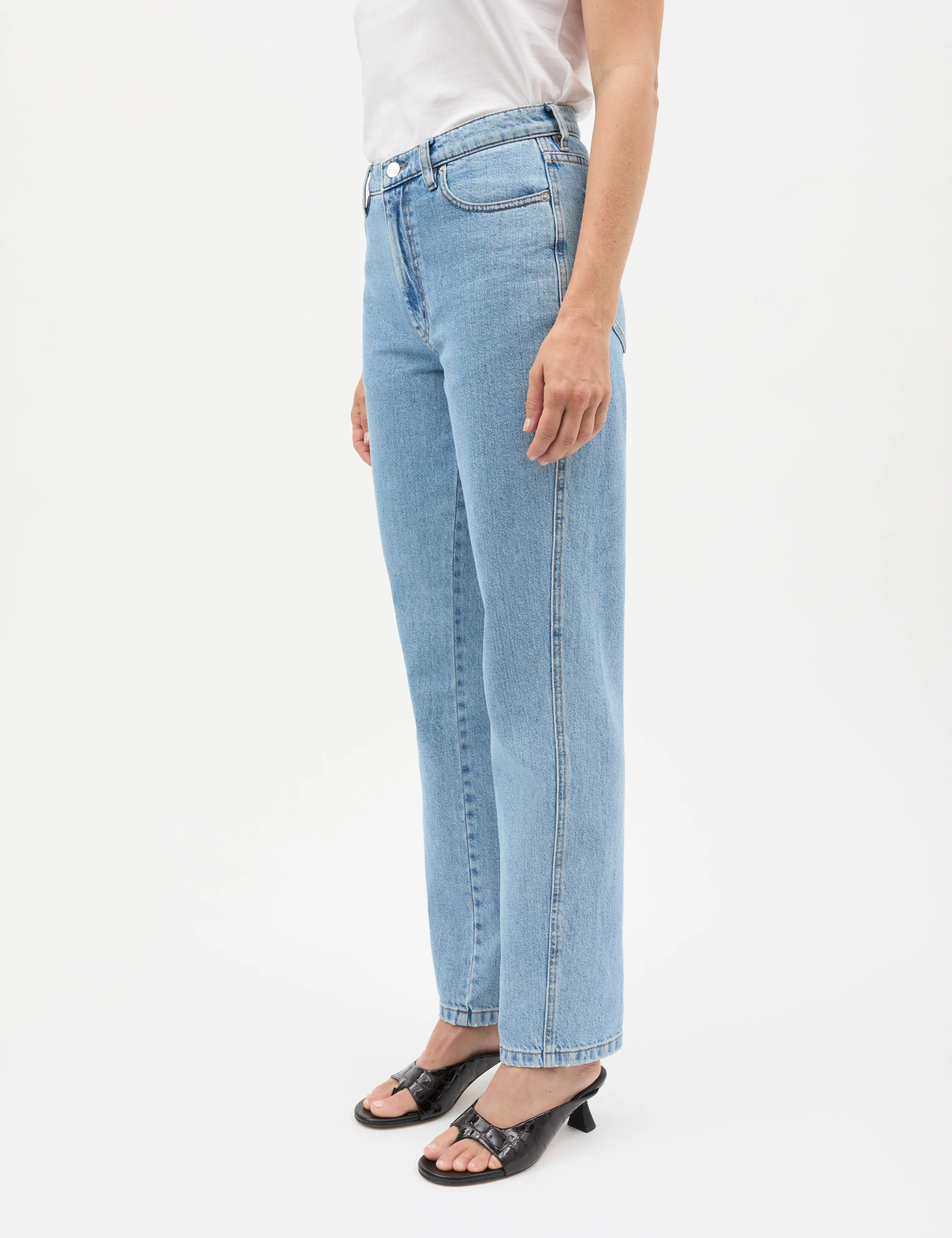 Luke Denim Regy Jeans, Blue Vintage - Image 3
