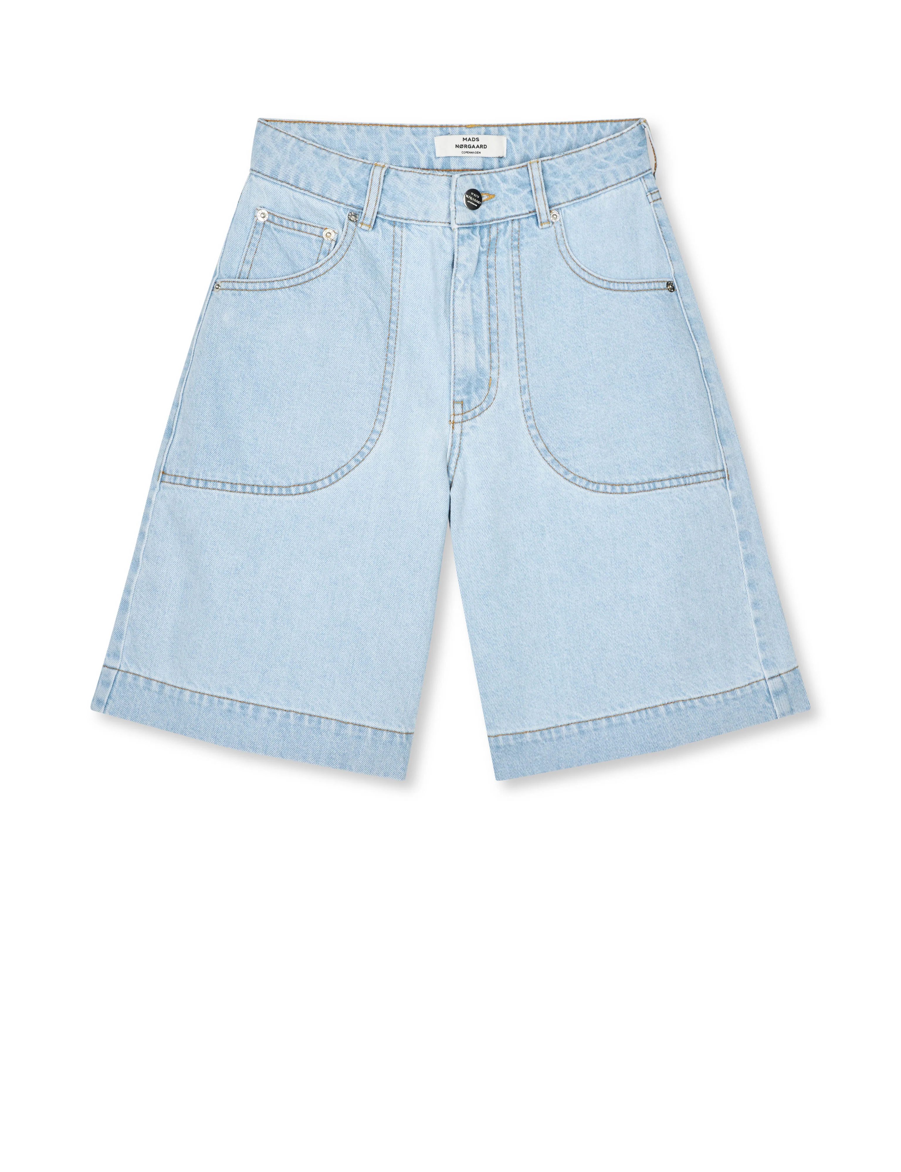Luke Denim Rossy Shorts, Light Blue