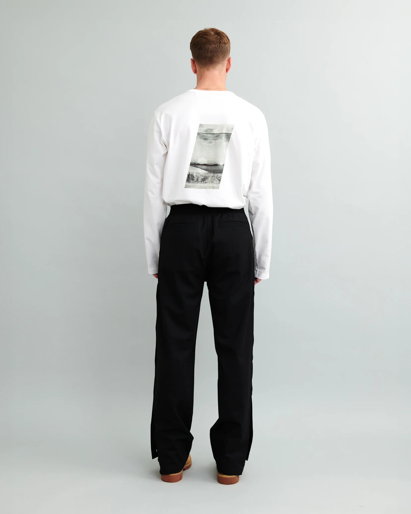 MB Sport Wool Suit Pants, Black - Image 7