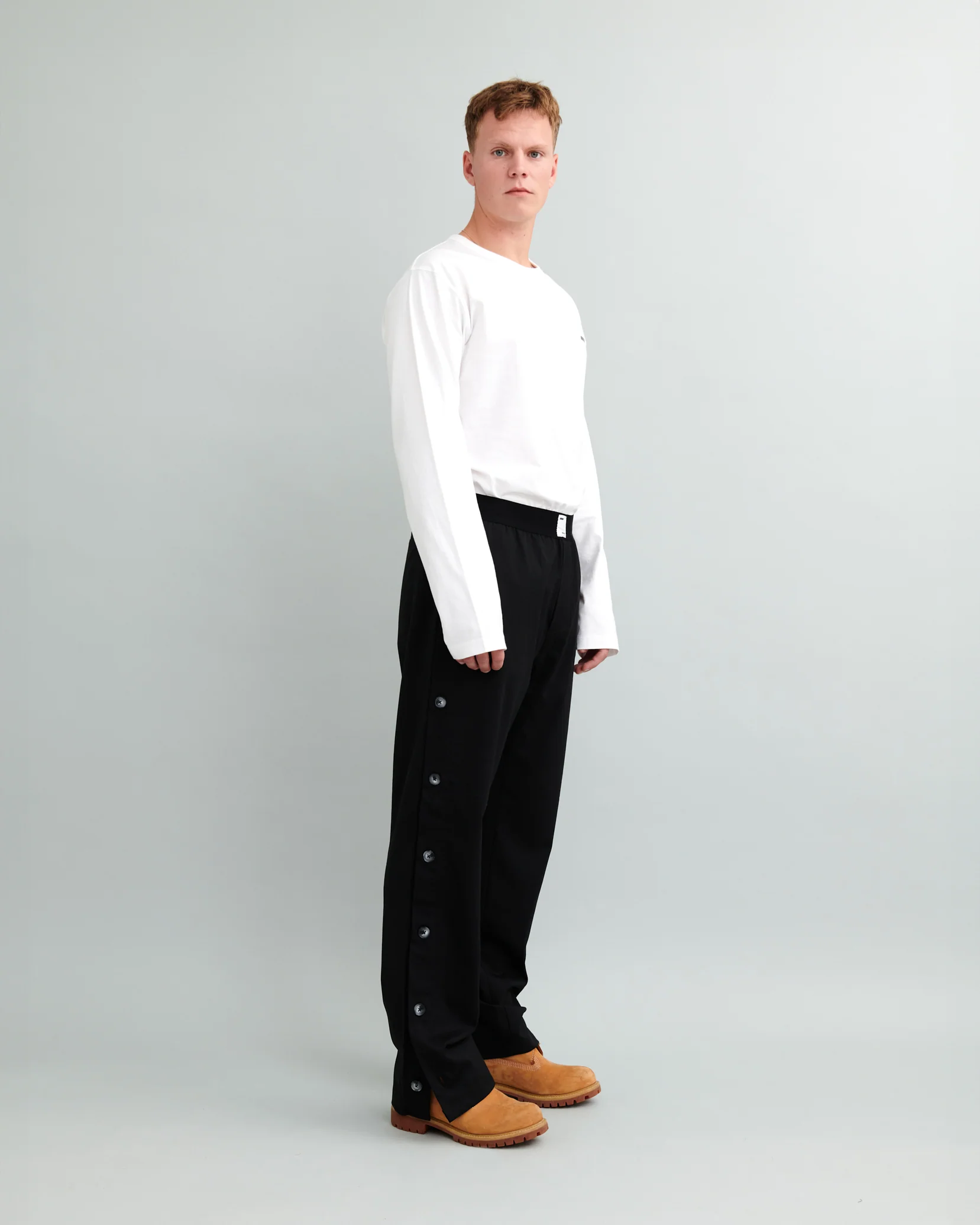 MB Sport Wool Suit Pants, Black - Image 8