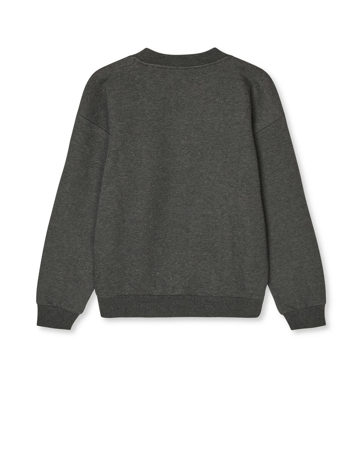 Mix Sweat Sonar Sweatshirt, Charcoal Melange - Image 4