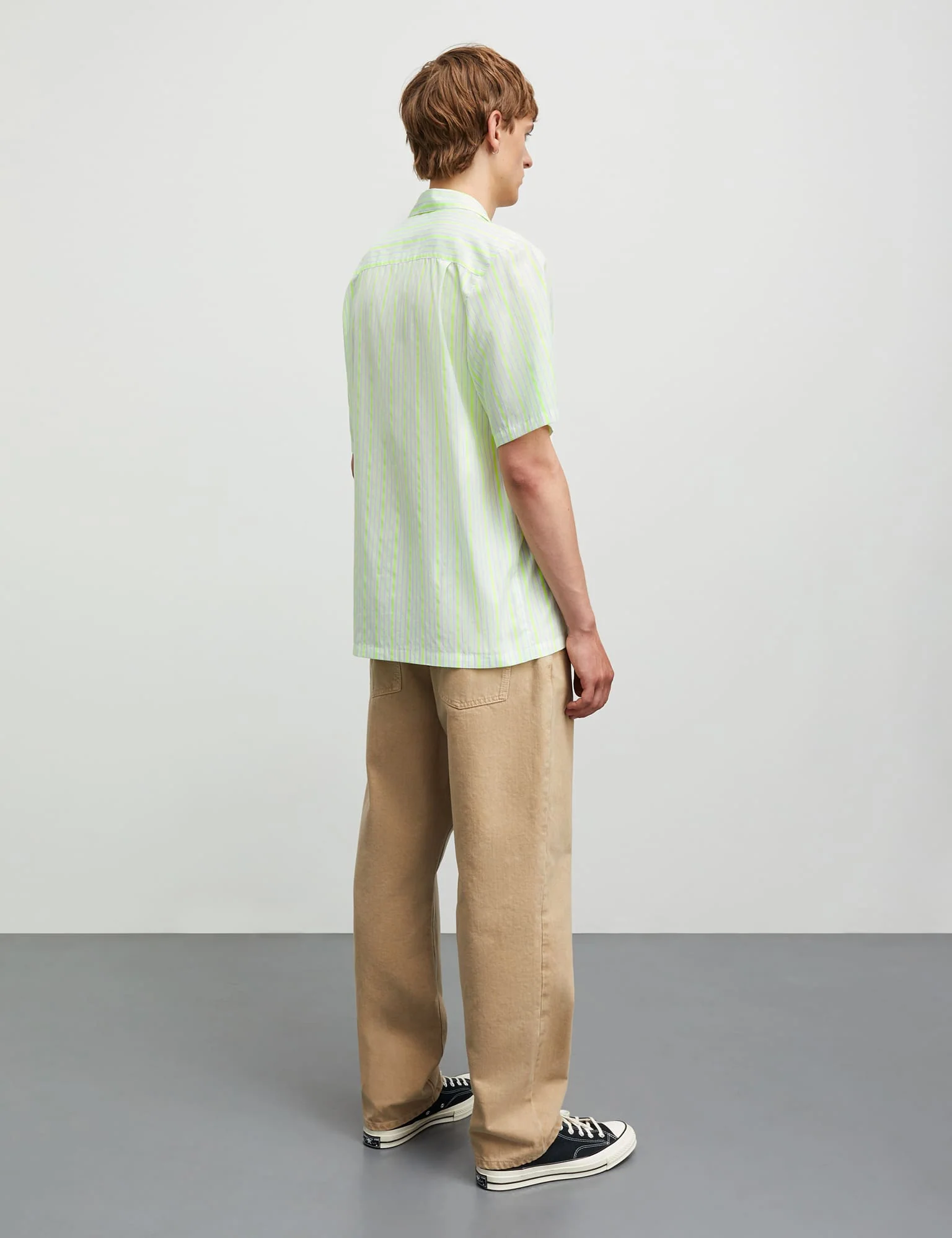 Neon Yarn Kenji Shirt SS, Love Bird Stripe - Image 4