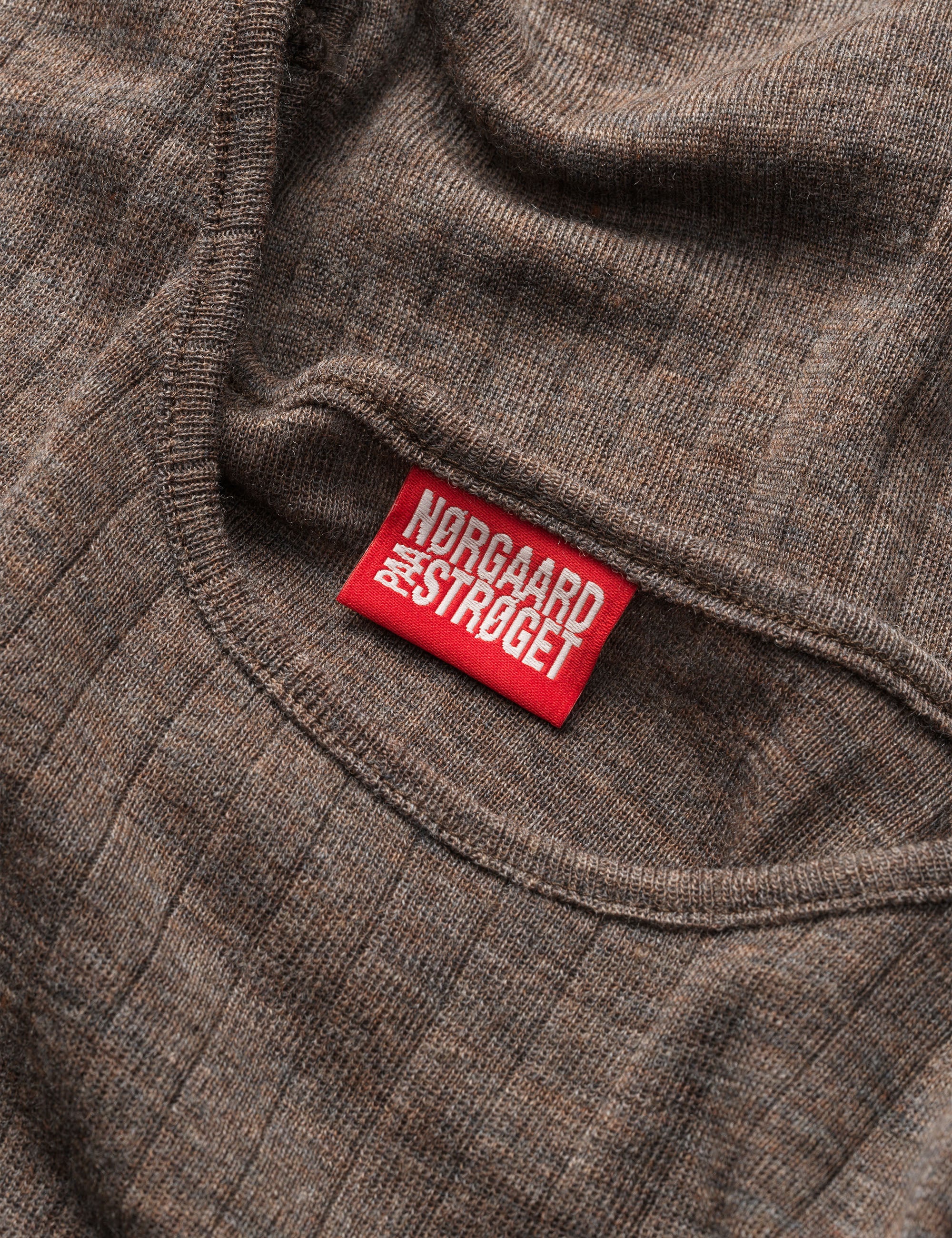 NPS Long John Dress Wool, Brown - Image 3