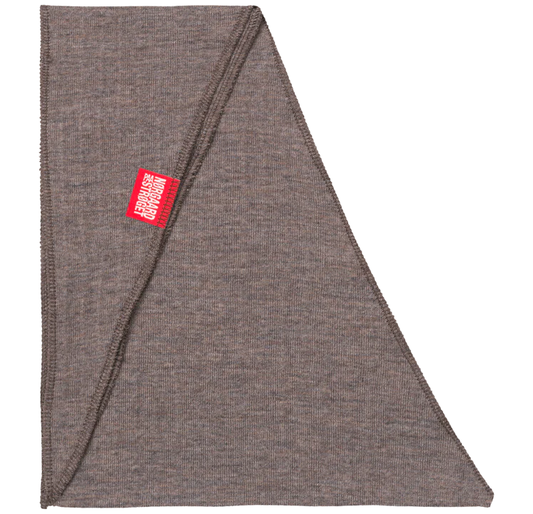 NPS Scarf Triangle Wool, Brown - Image 2