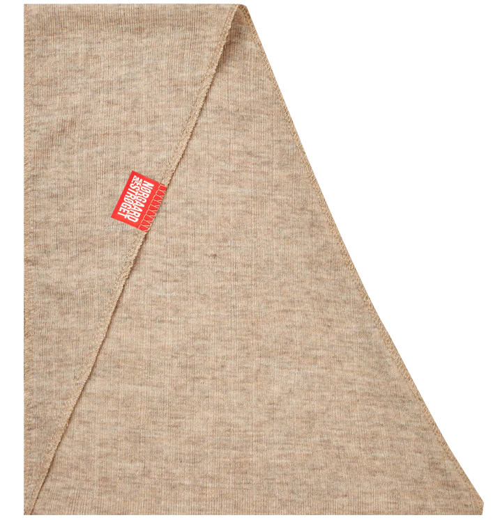 NPS Scarf Triangle Wool, Light Camel - Image 2
