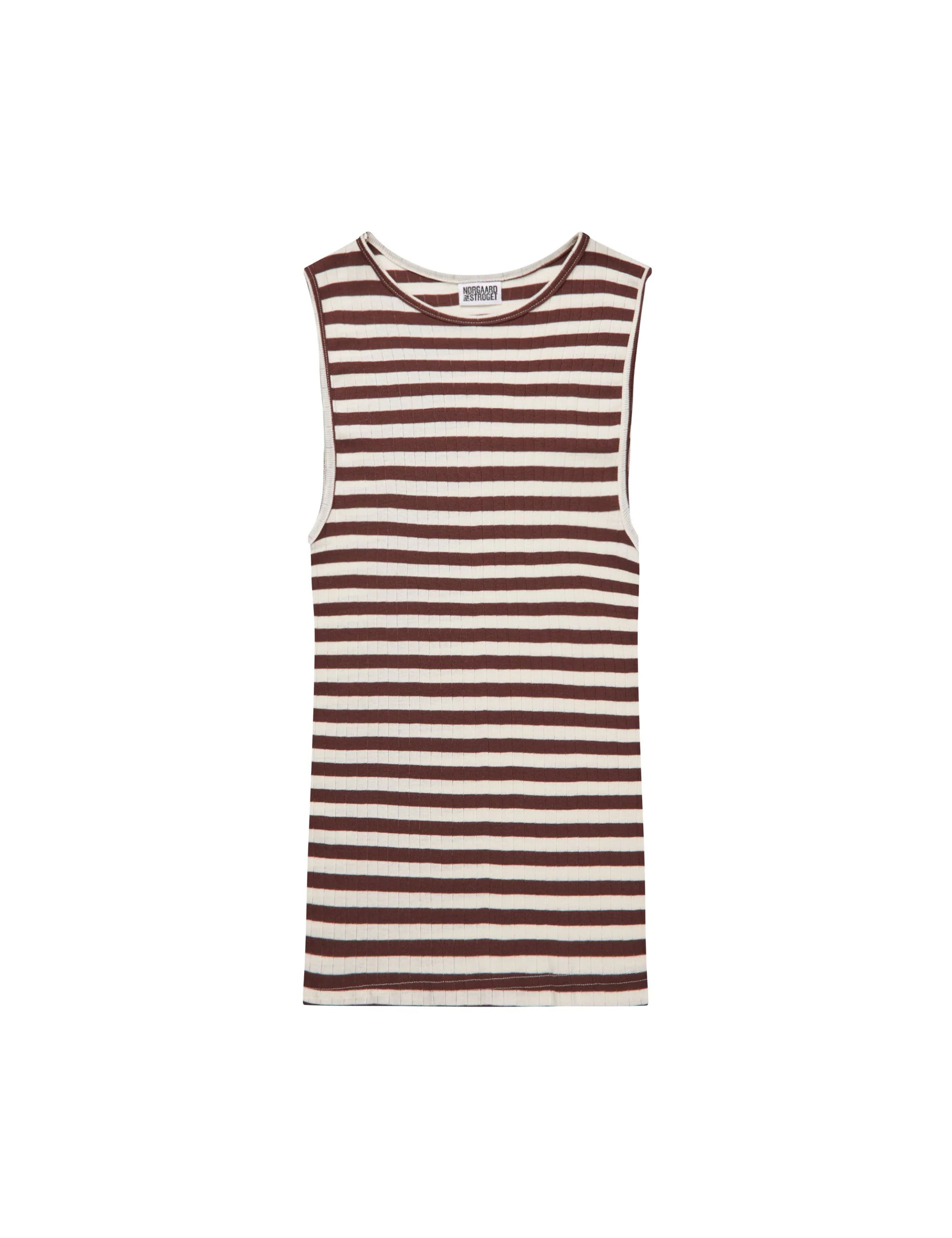 NPS Tank Top Broadway, Brown/Ecru