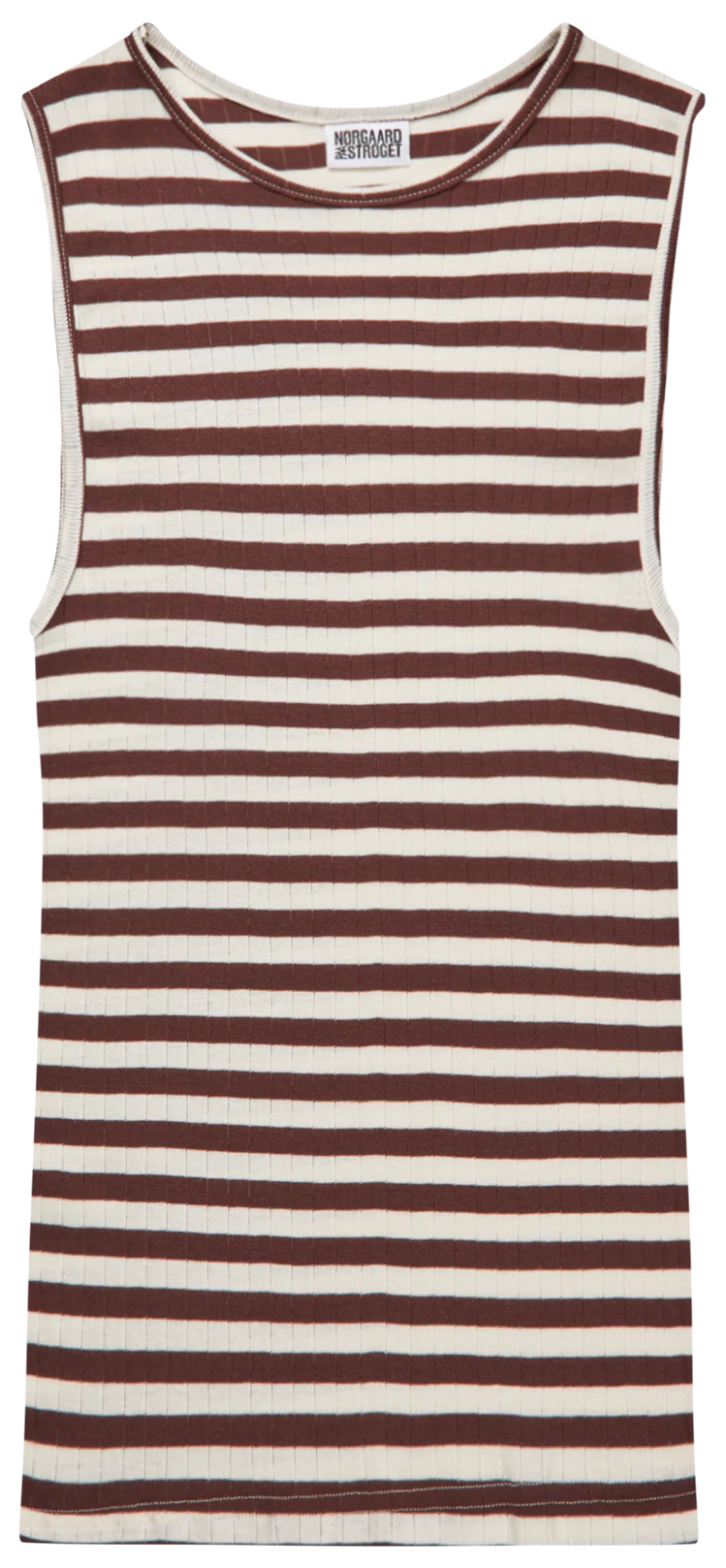 NPS Tank Top Broadway, Brown/Ecru - Image 2