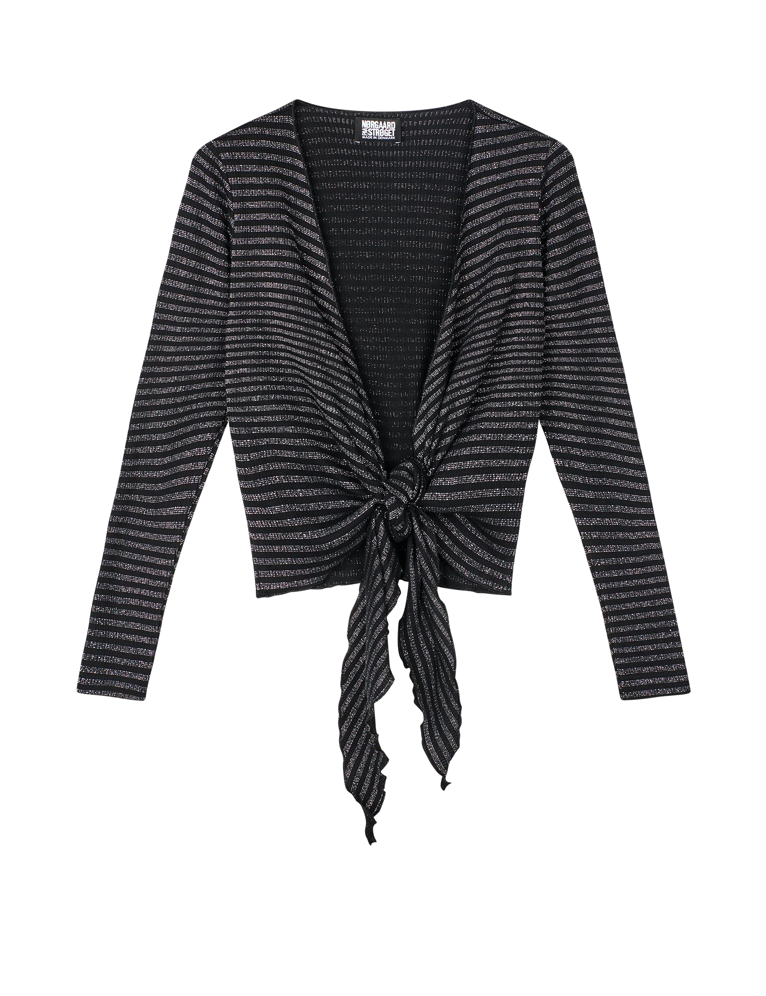 NPS Wrap Top Glam, Black/Silver - Image 2